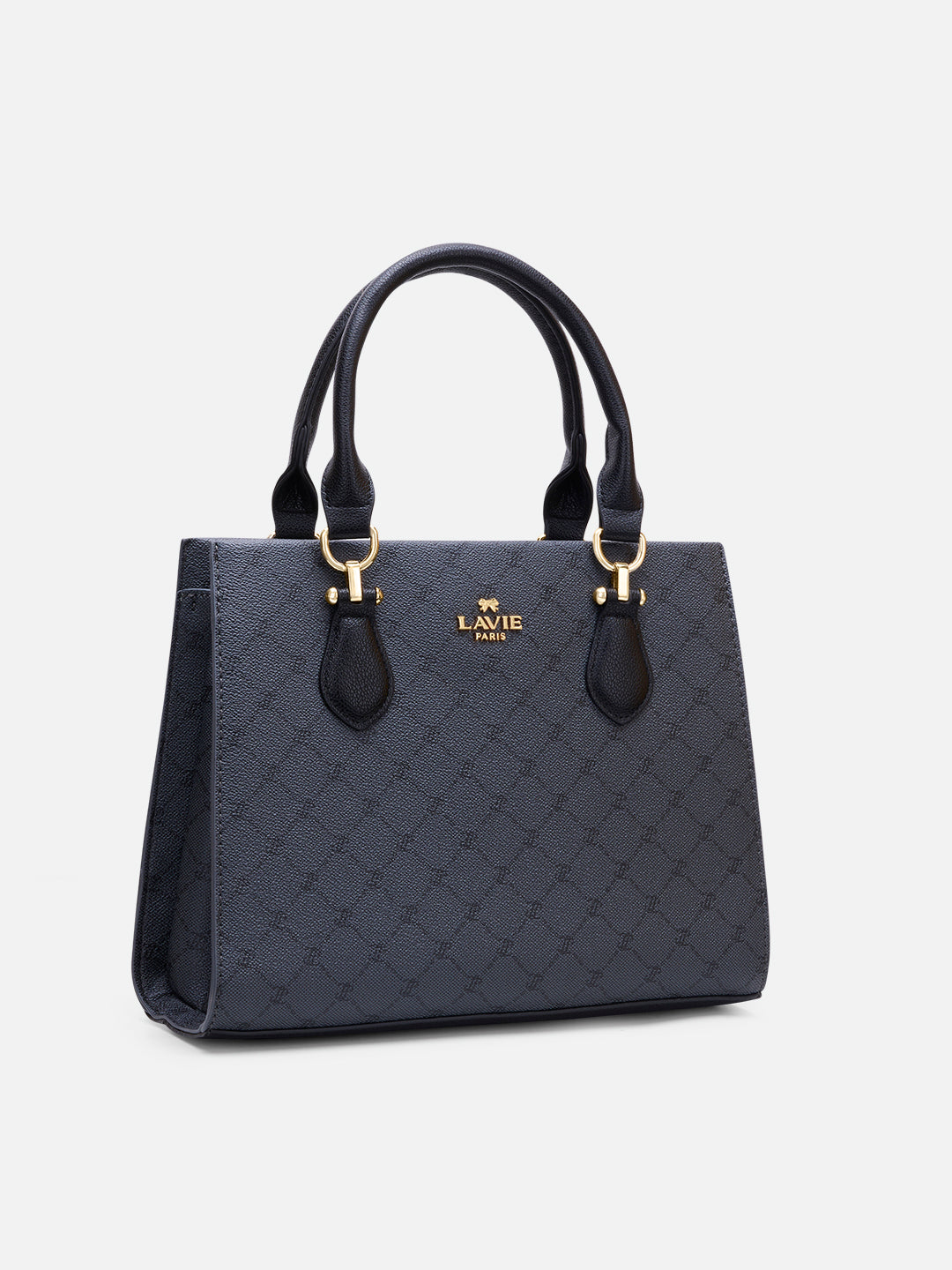 Mono Vivien 3 Compartment Medium Satchel Bag Charcoal