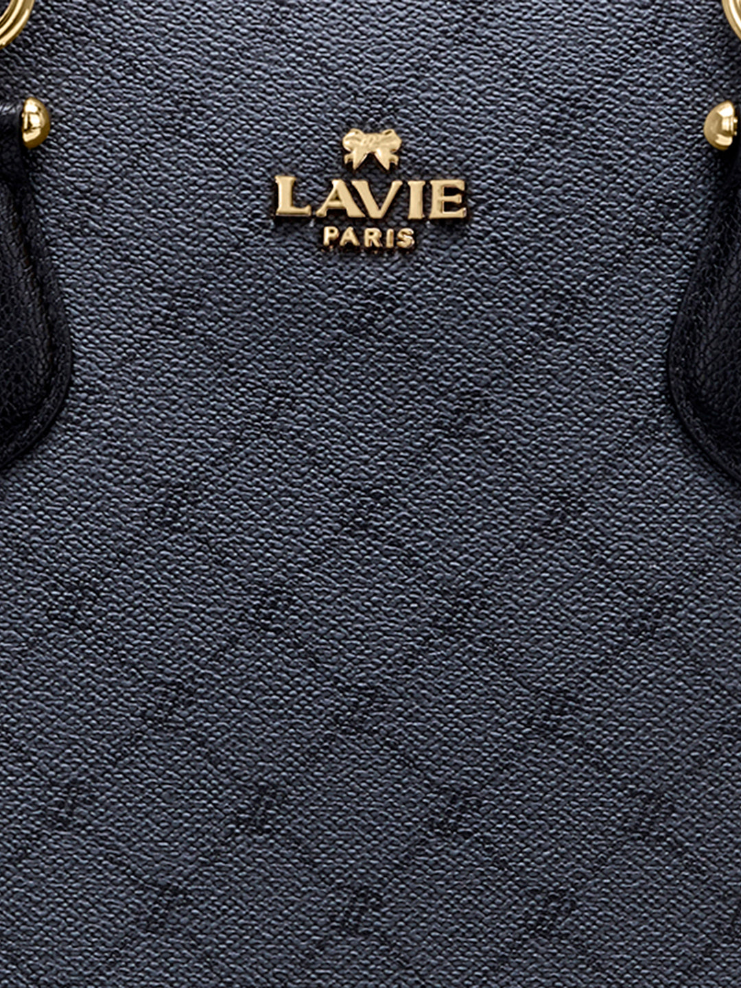 Buy Lavie Paris Mono Vivien 3 Compartment Medium Satchel Bag
