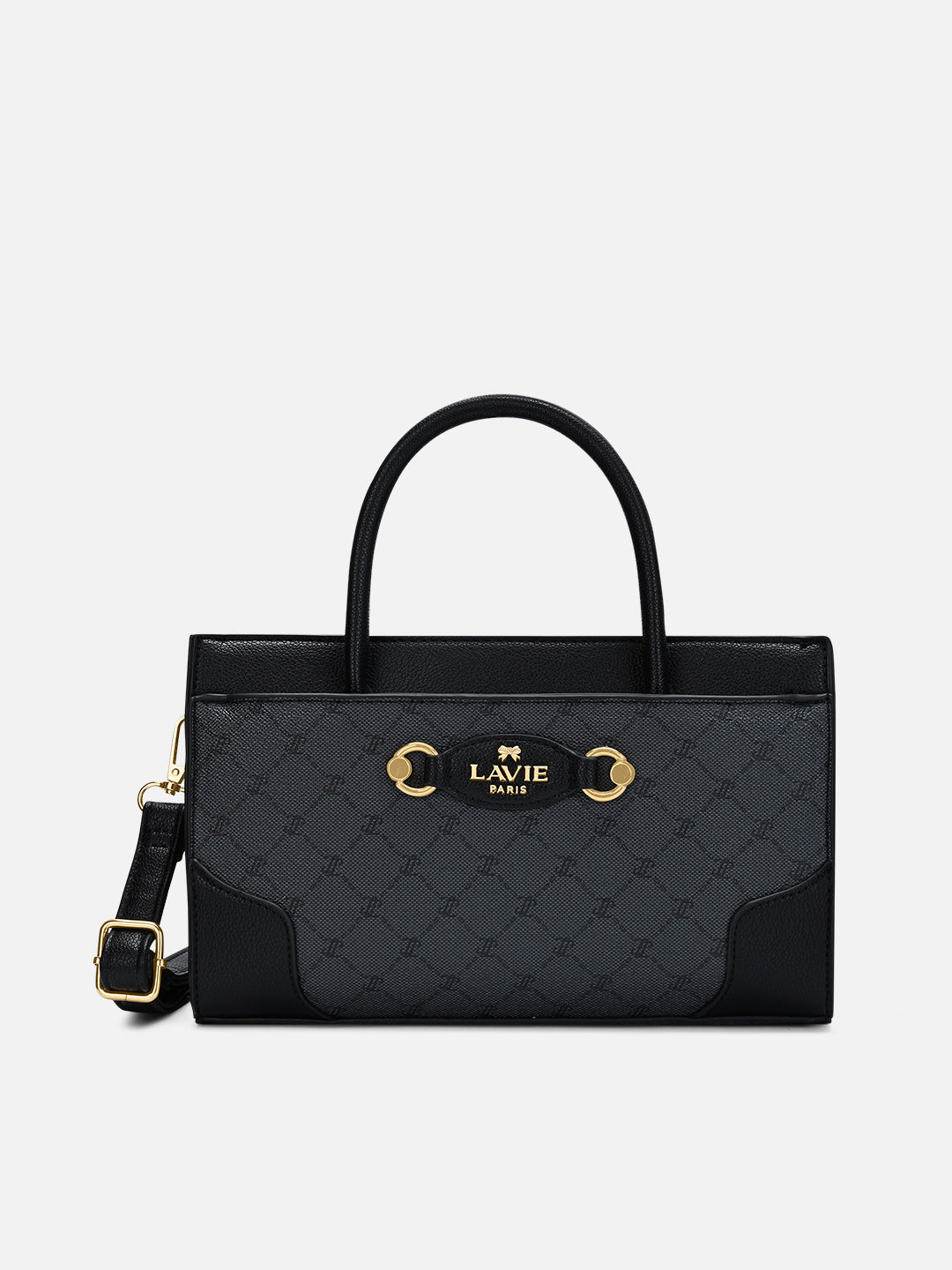 Mono Raymond Horizontal Medium Satchel Bag Charcoal