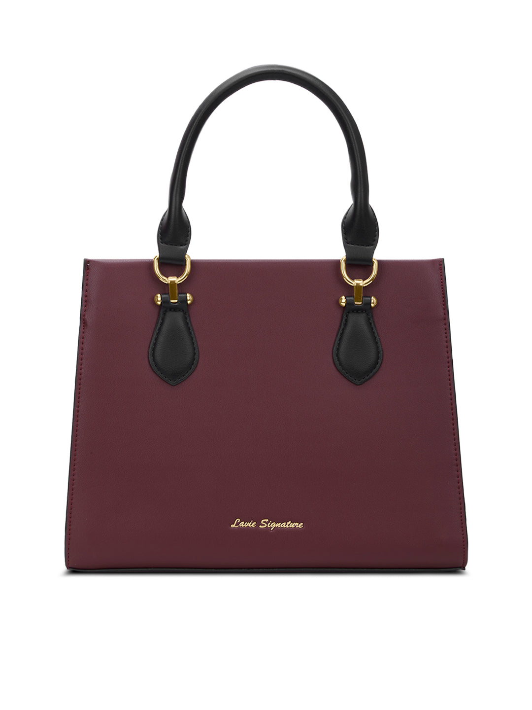 Hayes Medium 3C Satchel Bag Ladies Handbag Maroon