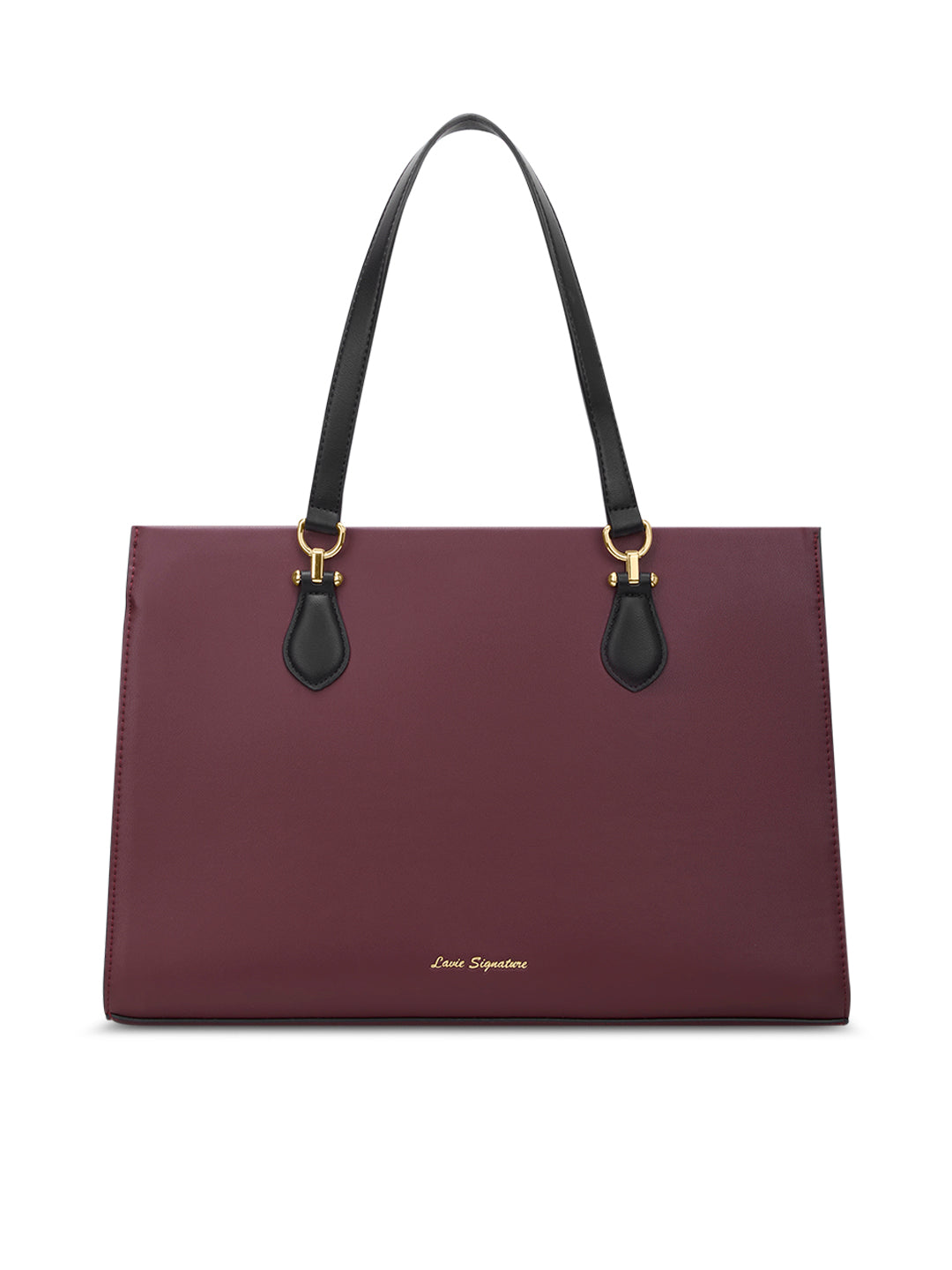 Hayes Laptop 3C Satchel Bag Ladies Handbag Maroon