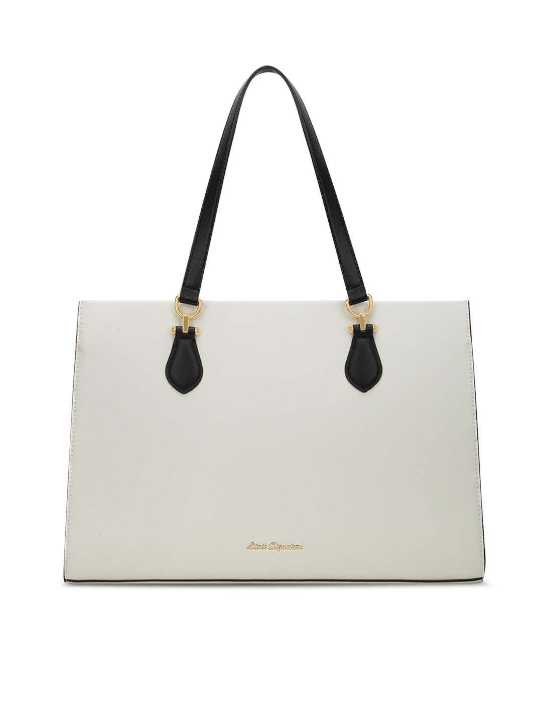 Hayes Laptop 3C Satchel Bag Ladies Handbag Off White