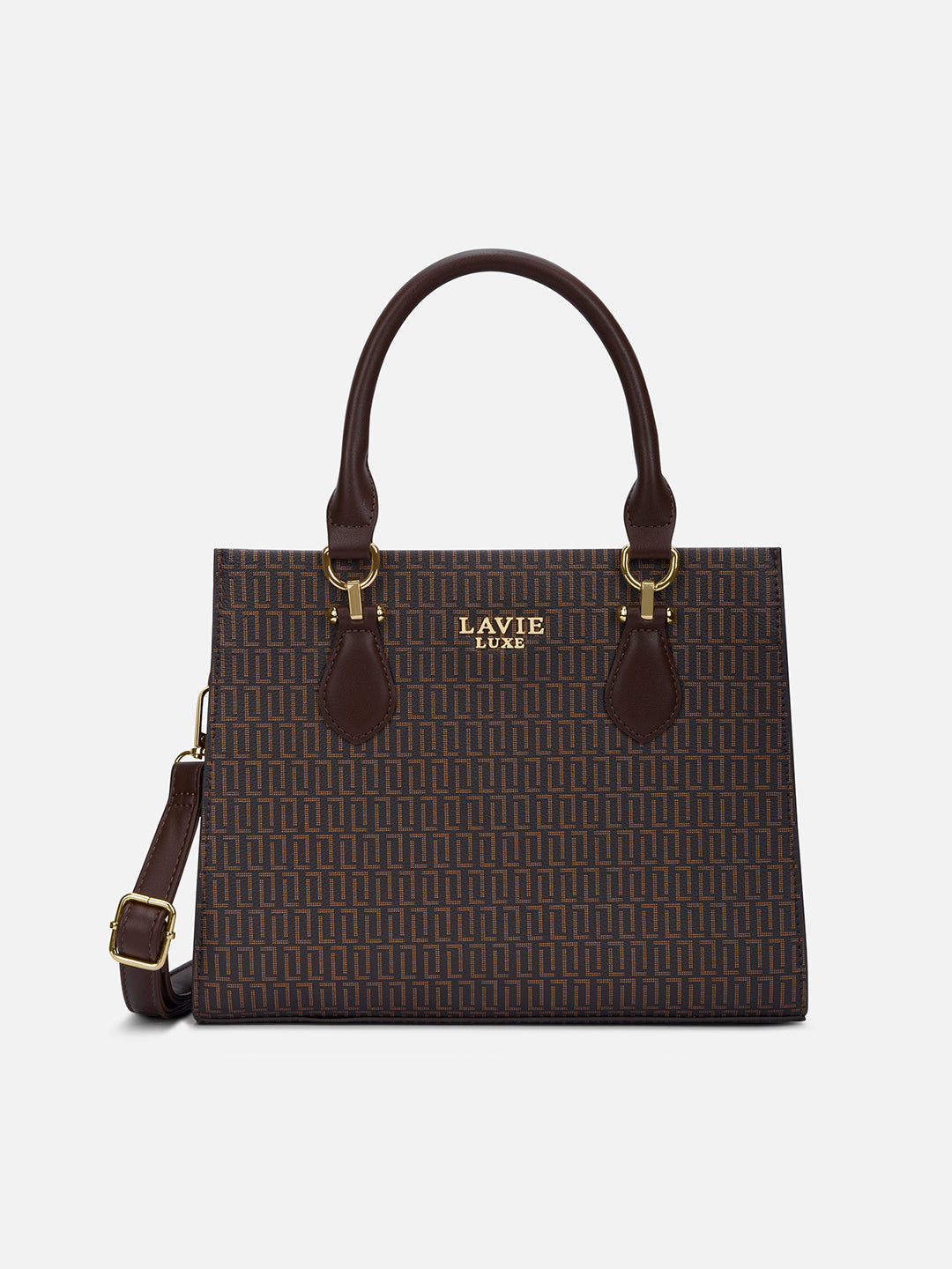 Monogram Wella 3Compartment Satchel Bag