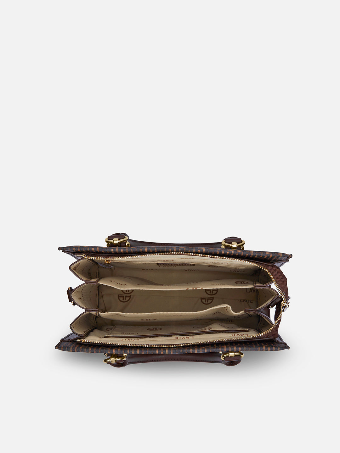 Monogram Wella 3Compartment Satchel Bag