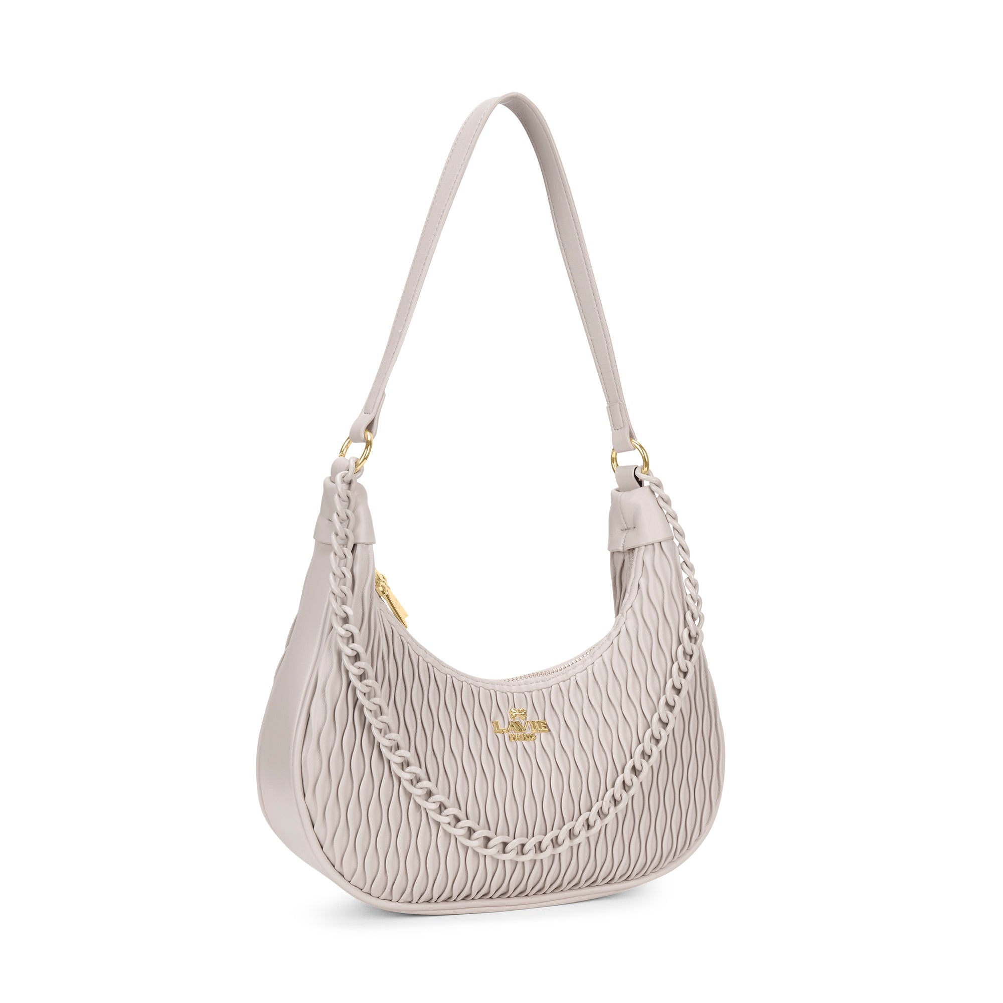 Pli Elite Cres Hobo Off White