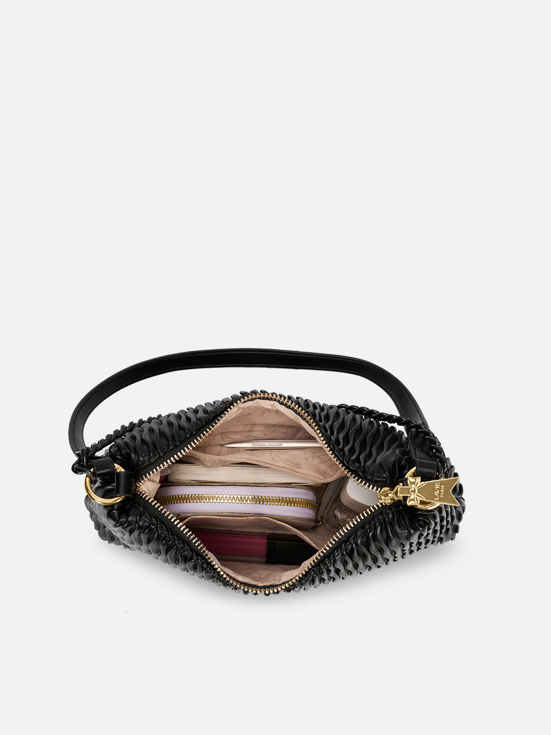 Pli Elite Small Hobo Black