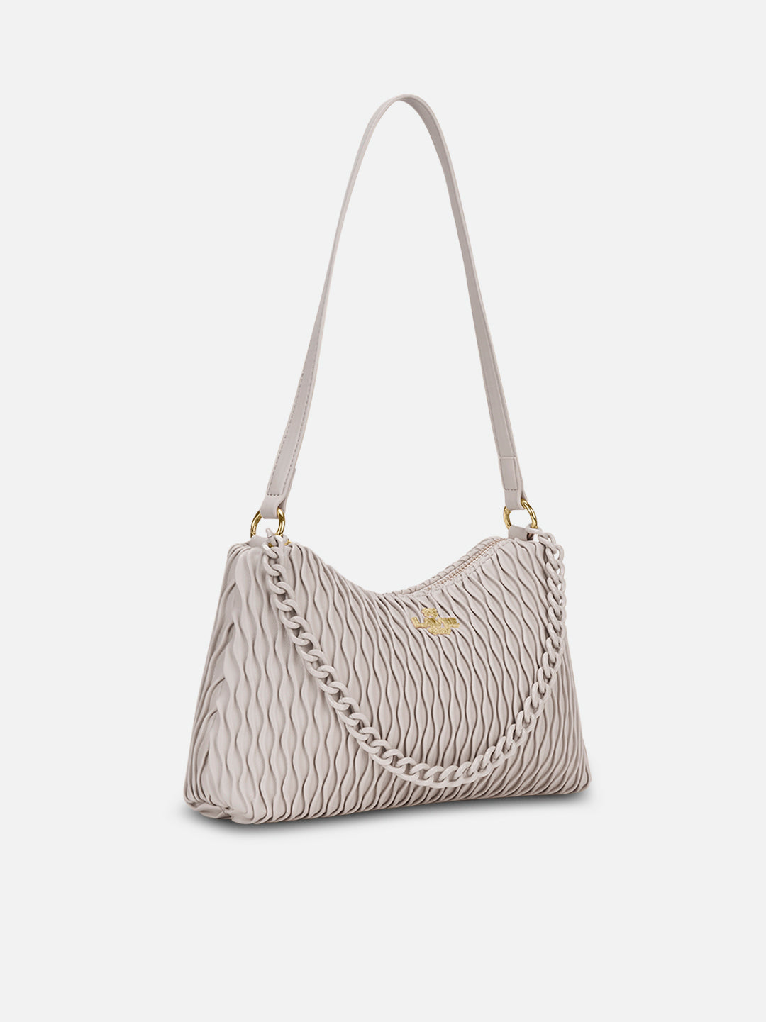 Pli Elite Small Hobo Off White
