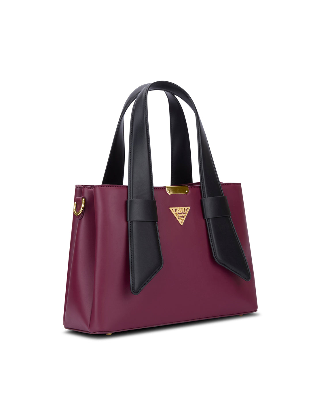 Nashville 3C Satchel Bag Maroon/Black