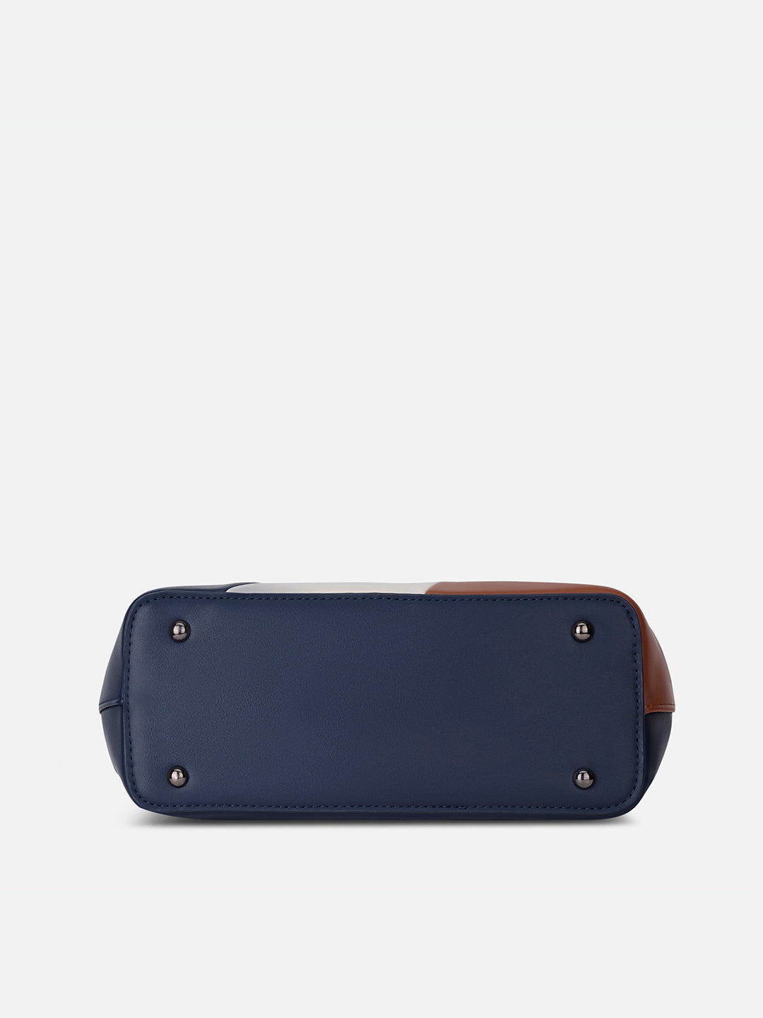 Macon Large Frame Bag Navy/Tan