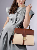 Canva Flap Satchel Bag