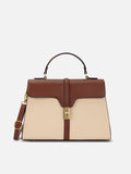 Canva Flap Satchel Bag