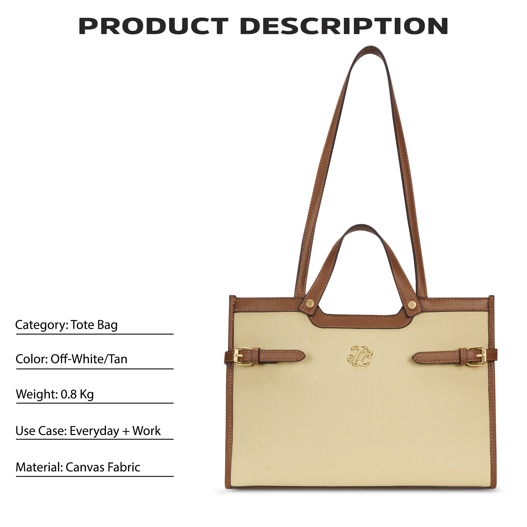 Canva Dual Carry Off White/Tan