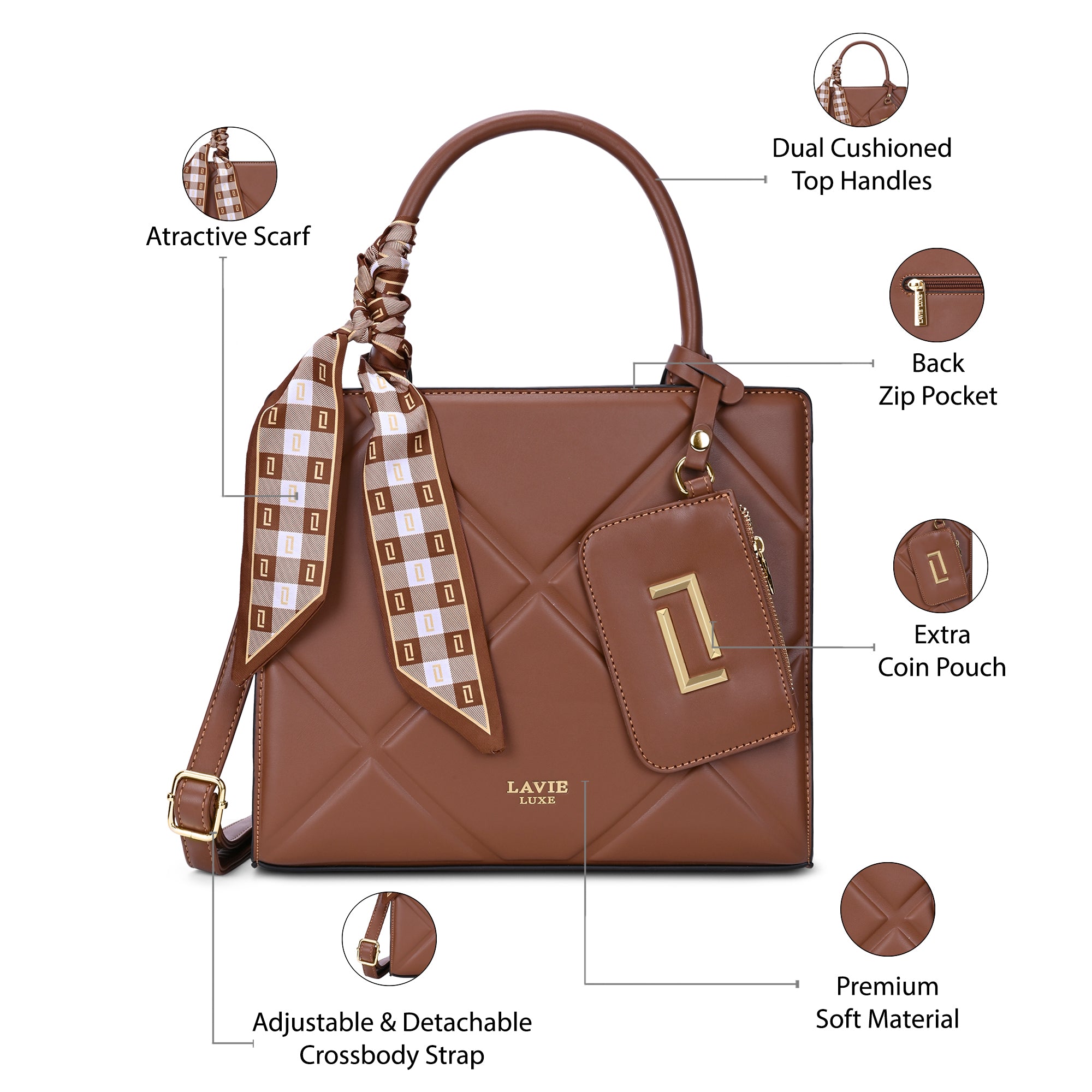 Quare26 Medium Satchel Bag
