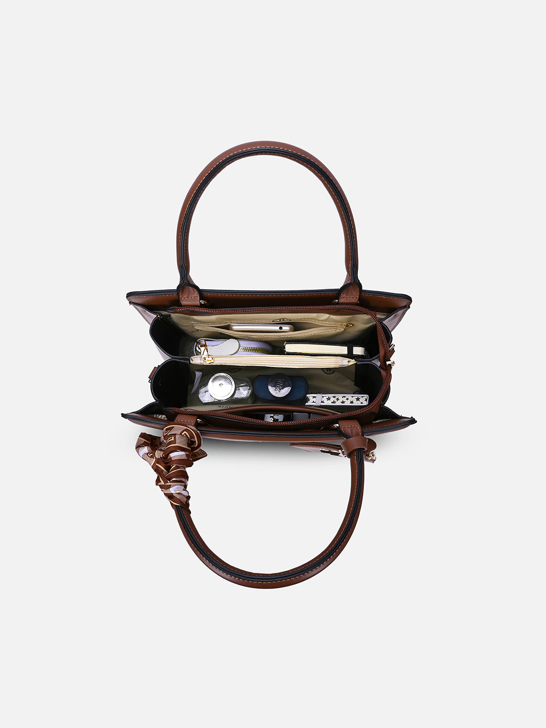 Quare26 Satchel Bag D Tan