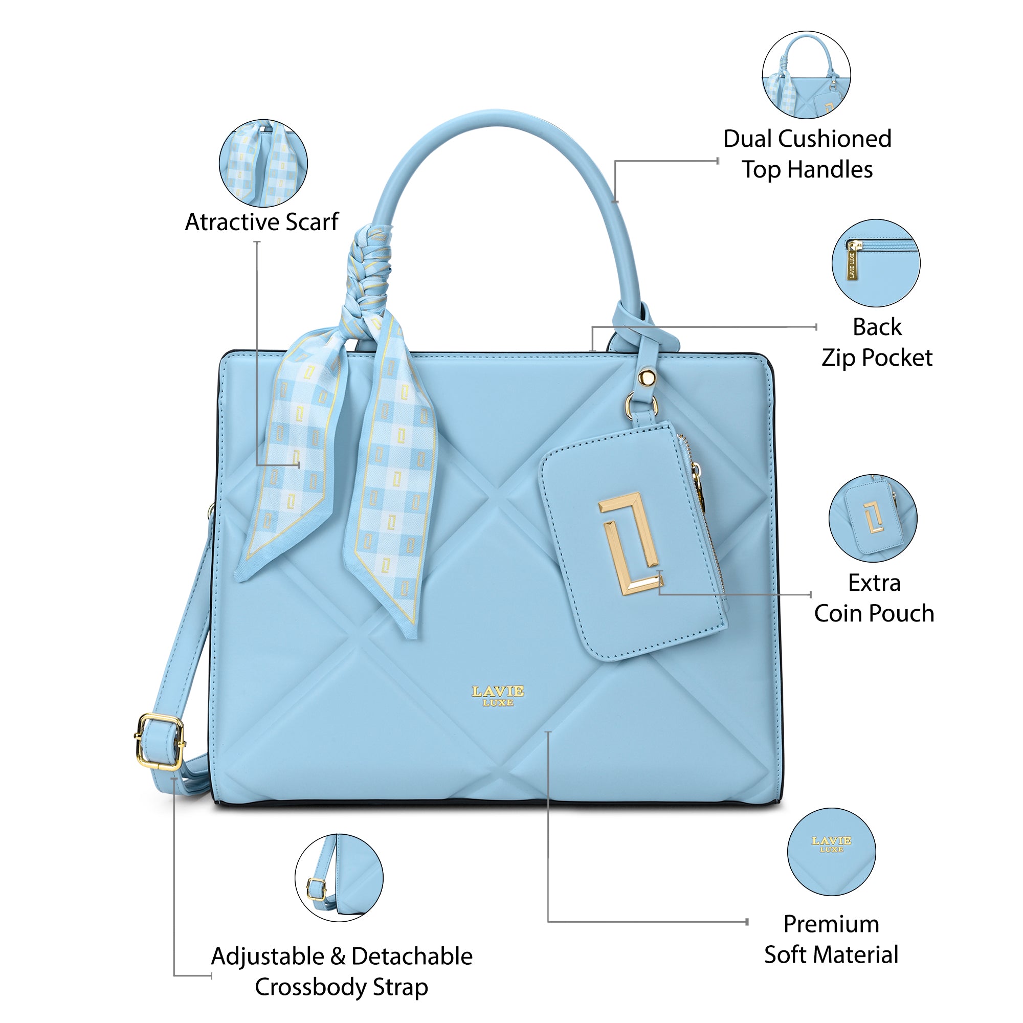 Quare26 Extra Large Satchel Bag