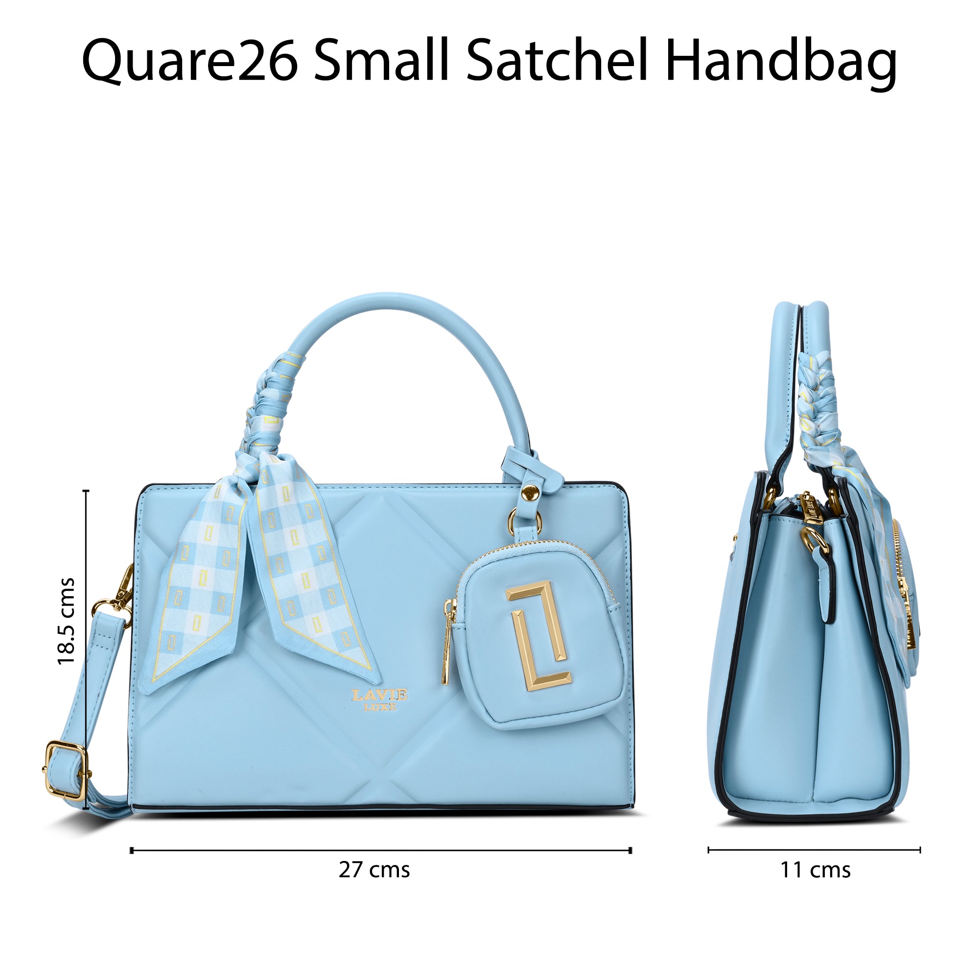 Quaro26 Horizontal Small Satchel Bag