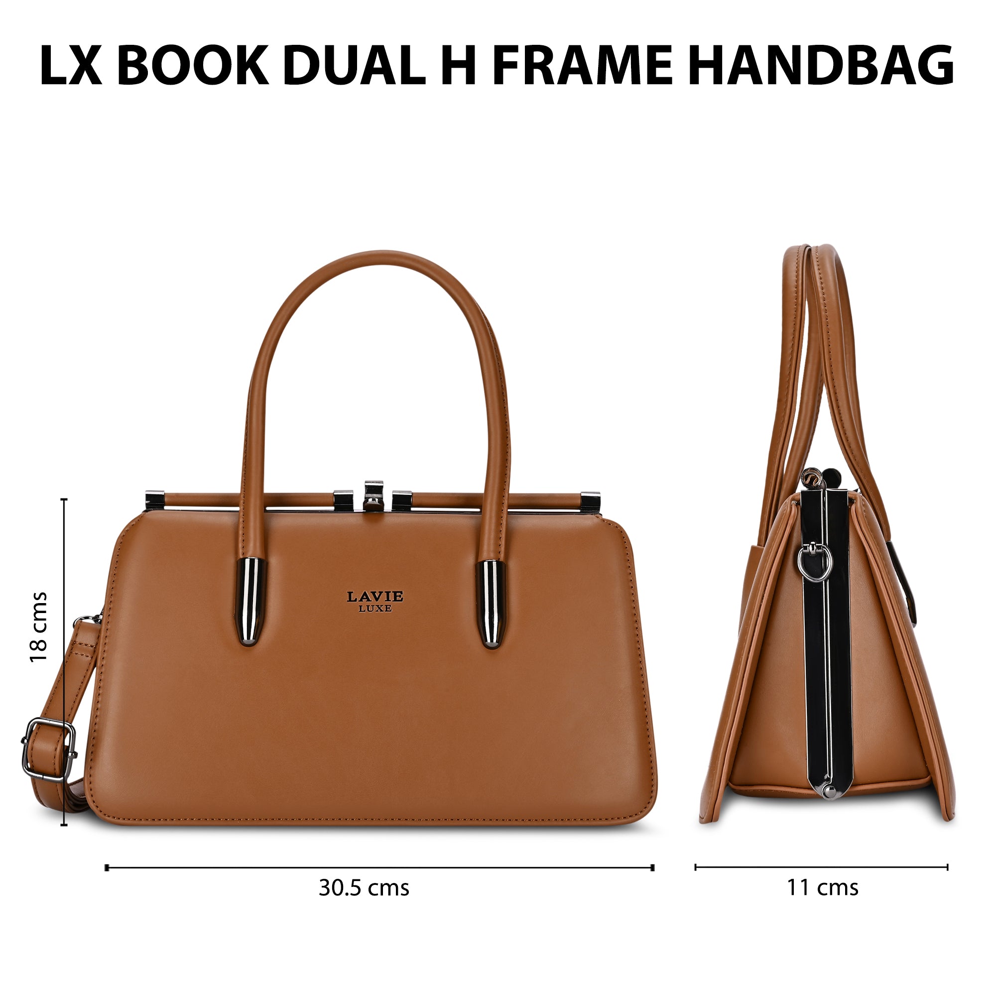 Book Dual Handle Frame Bag
