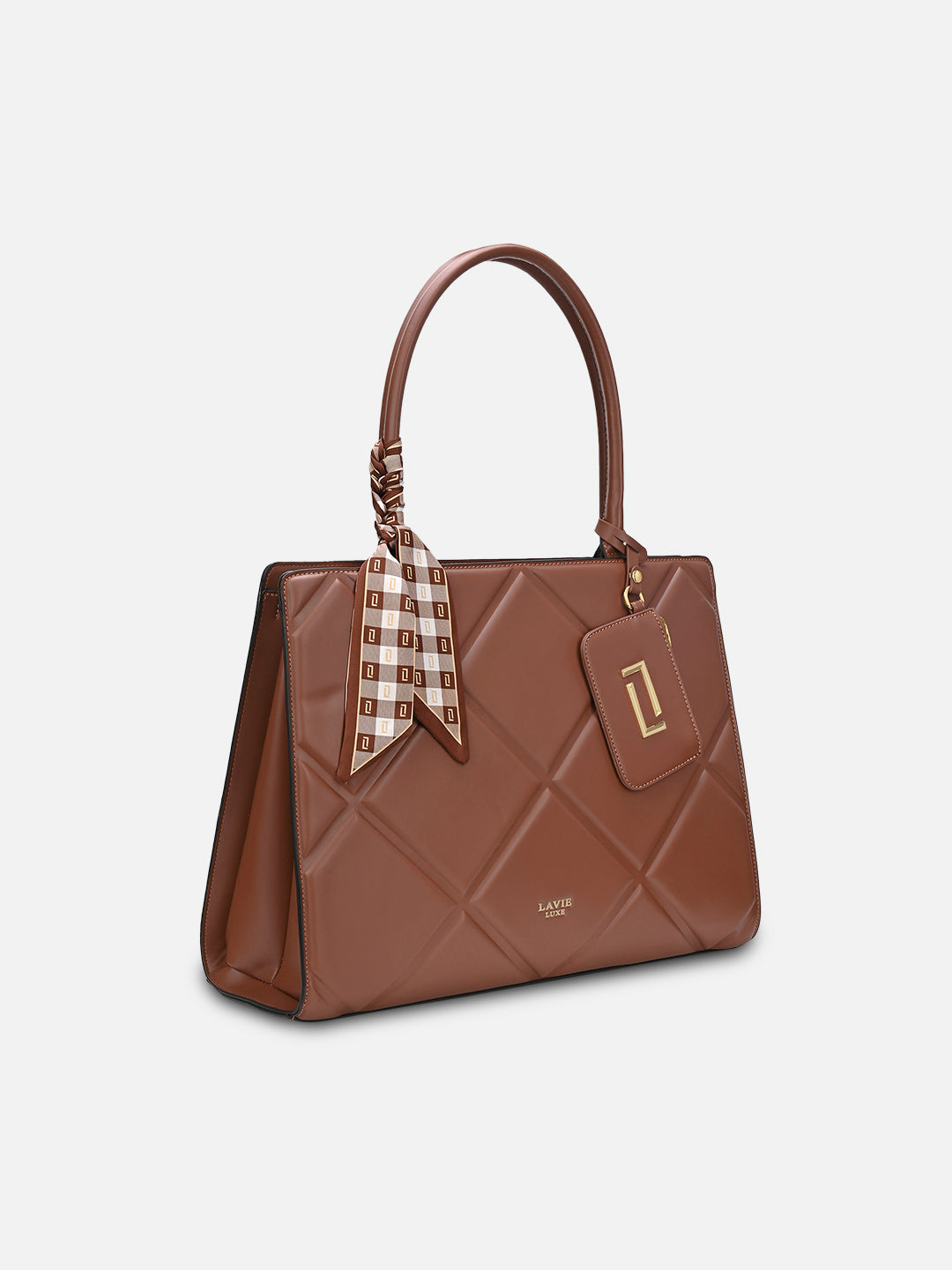 た*う様 LUXXE extra edition Lavie Luxe Women's Quare26 Extra Large Satchel (D Tan)