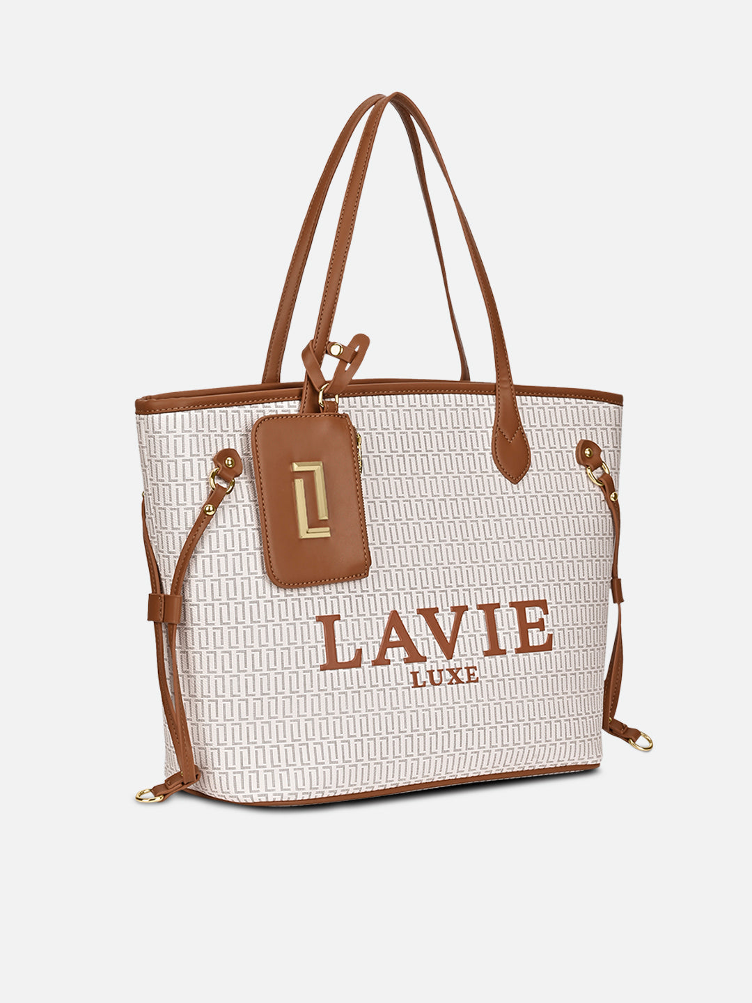 Lavie Luxe Monogram Elise Large Tote Bag