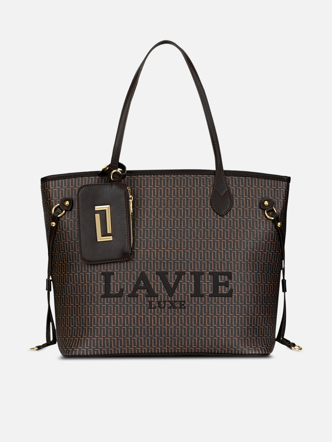 Lavie Luxe Monogram Elise Large Tote Bag