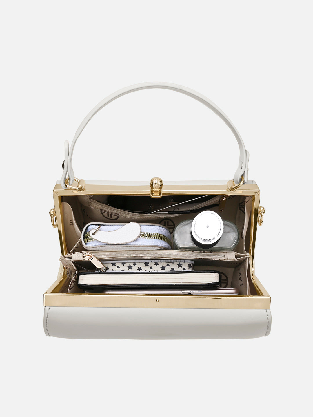 Marie Small Frame Bag Off White