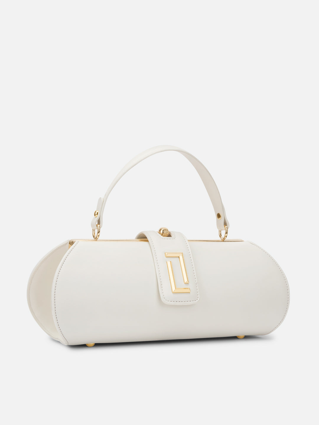 Marie Large Frame Bag Off White
