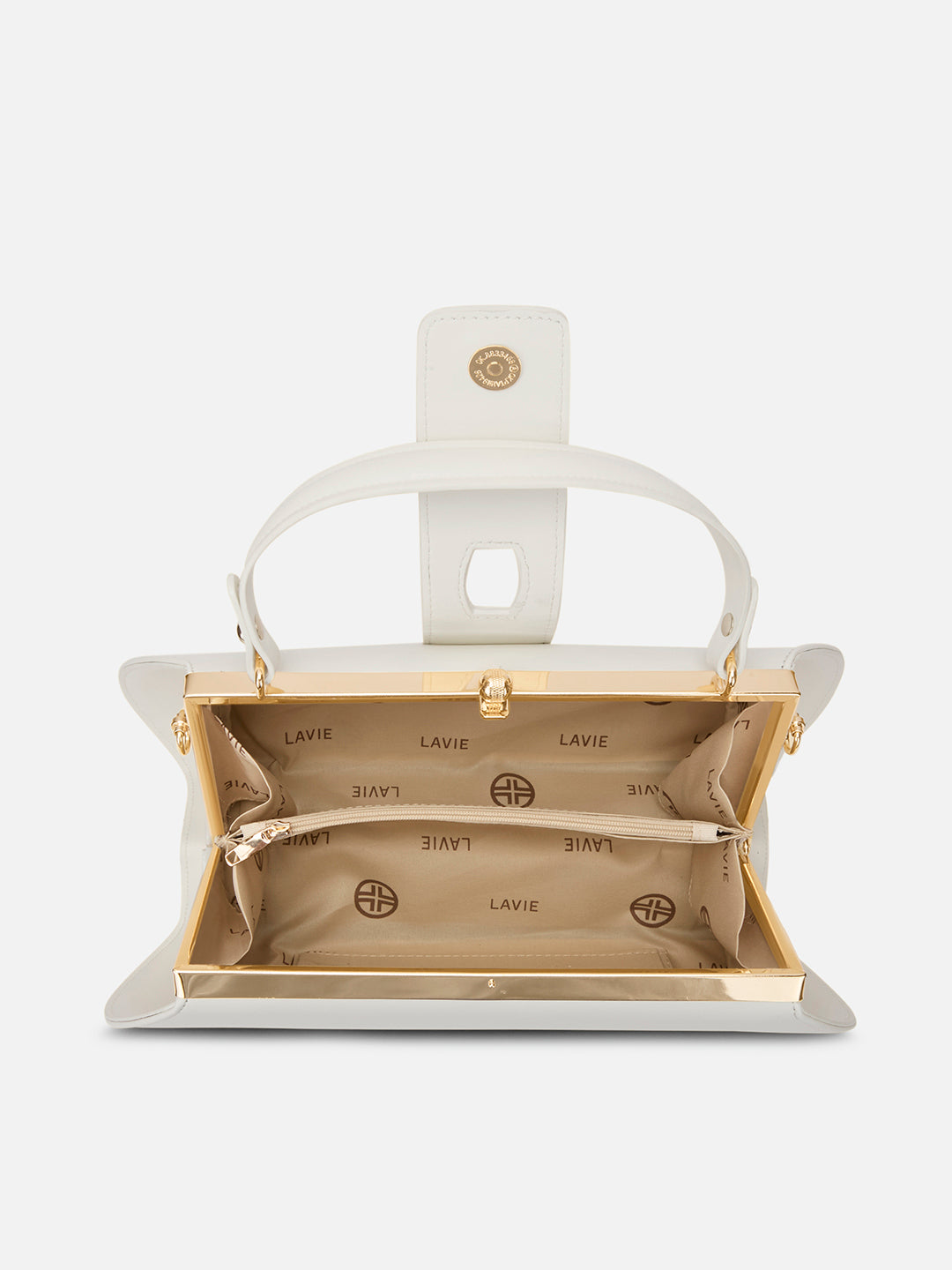 Marie Large Frame Bag Off White