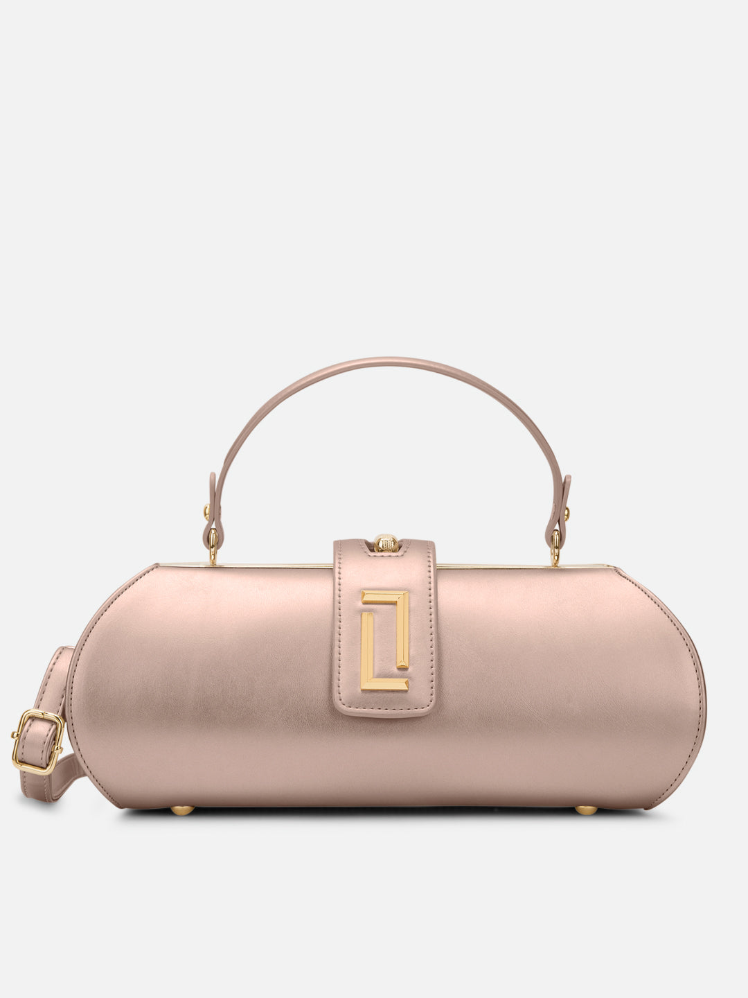 Marie Large Frame Bag Rose Gold