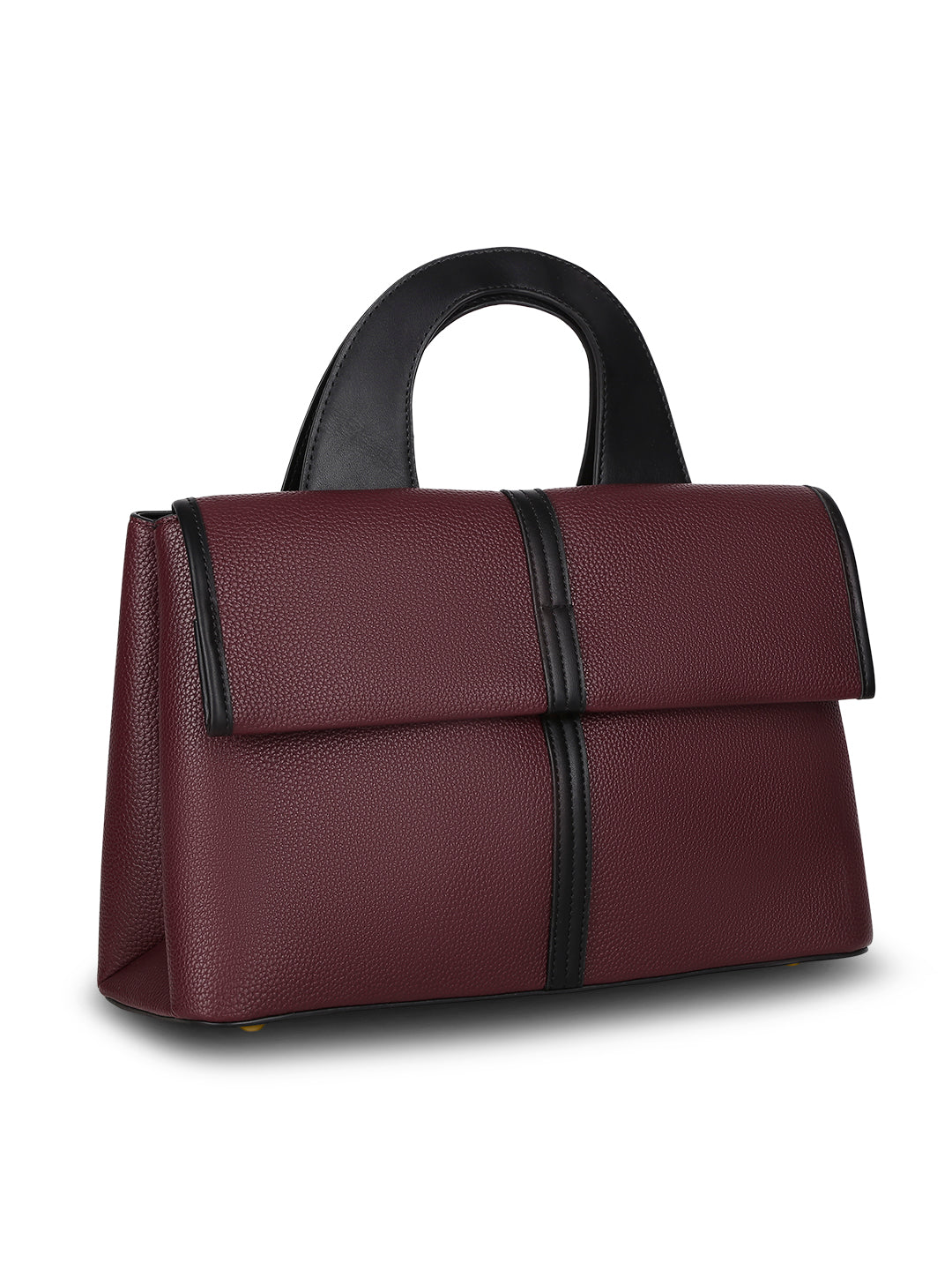 Nevada Flap Satchel Bag Maroon