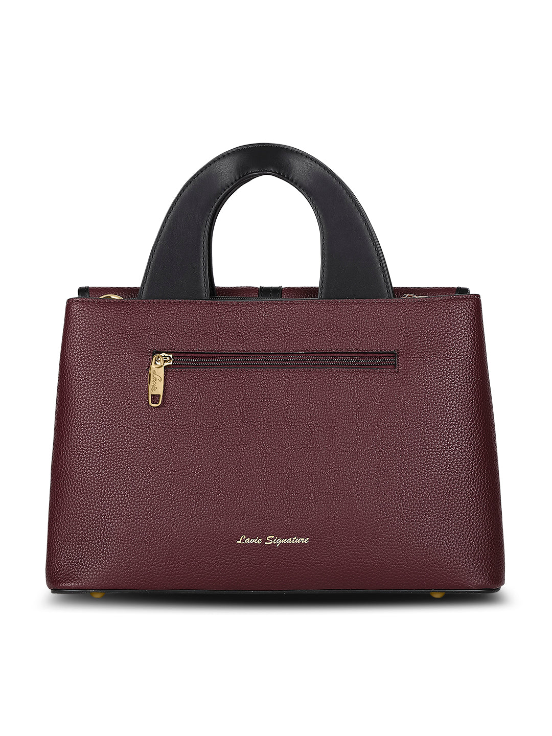 Nevada Flap Satchel Bag Maroon
