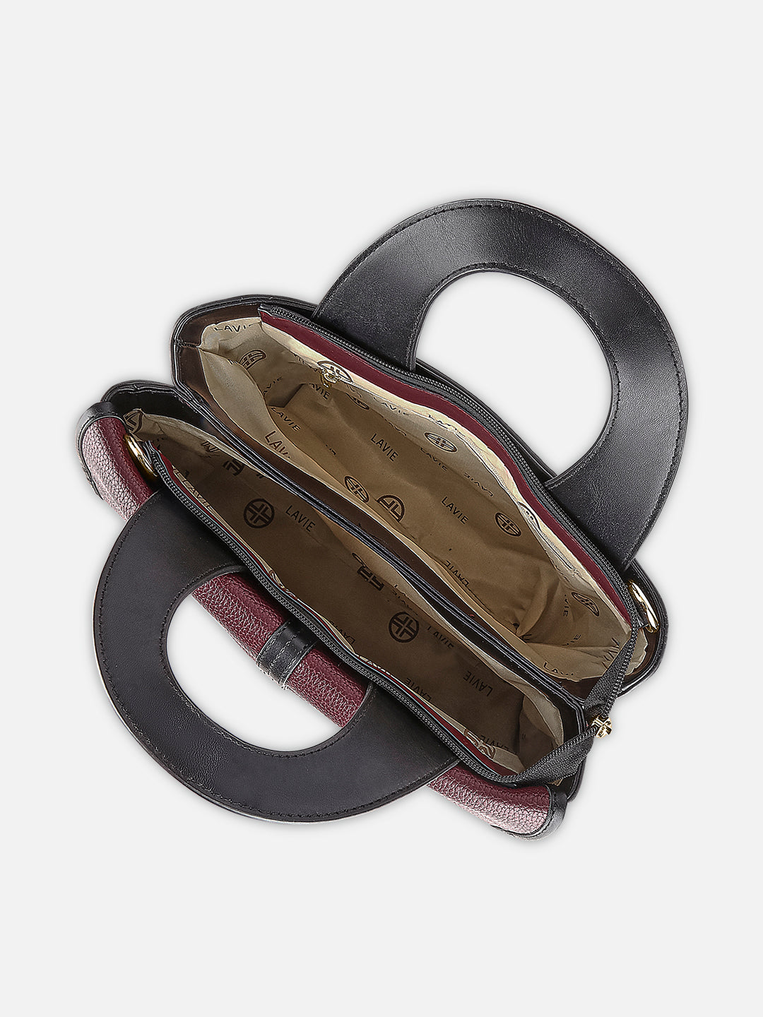 Nevada Flap Satchel Bag Maroon