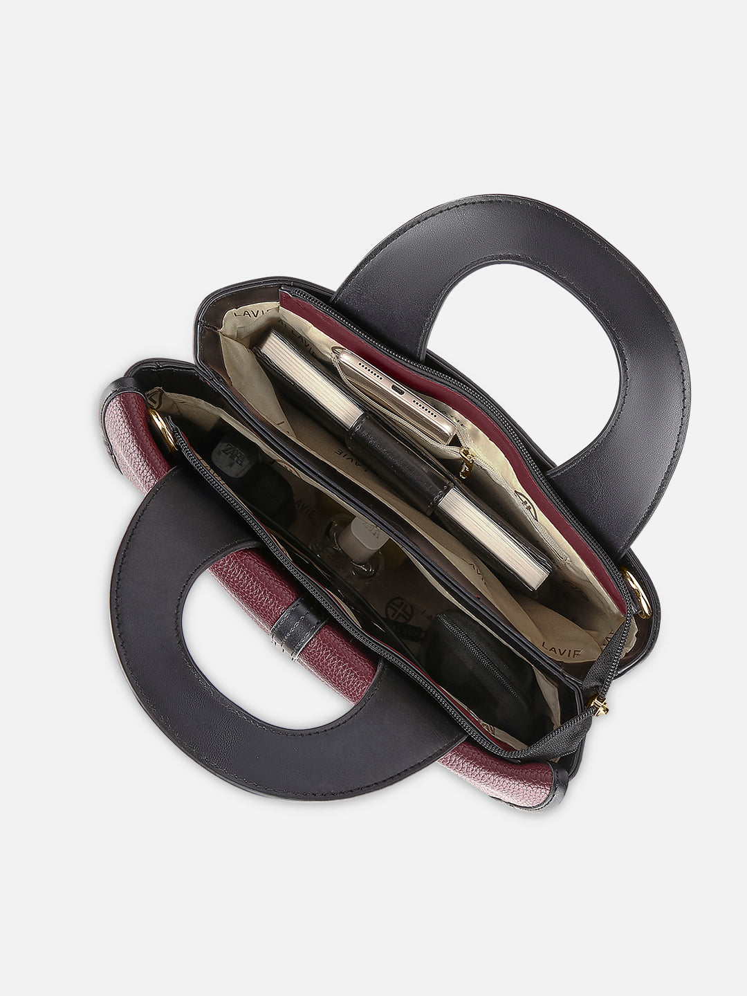 Nevada Flap Satchel Bag Maroon