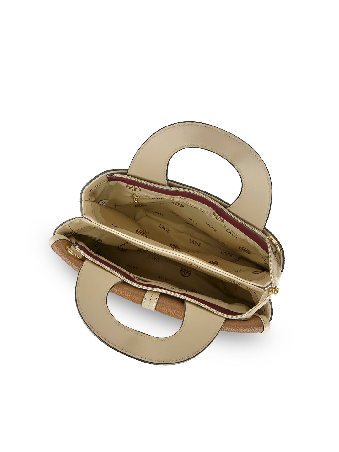 Nevada Flap Satchel Bag Tan