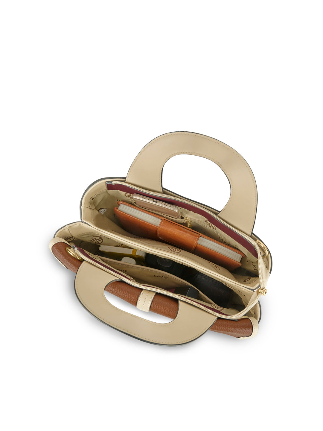 Nevada Flap Satchel Bag Tan