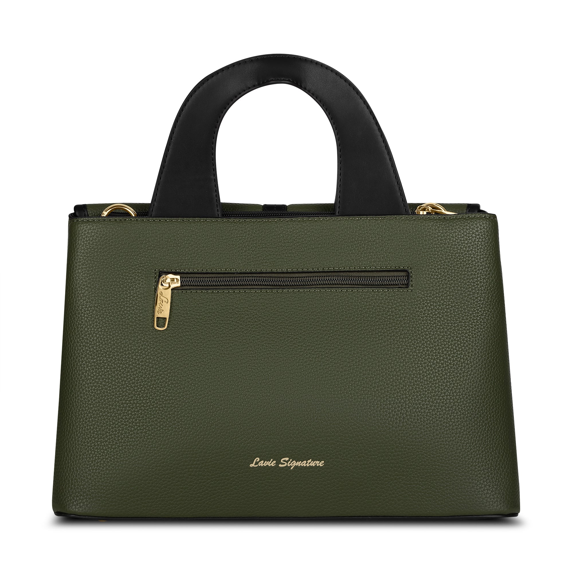 Nevada Flap Satchel Bag Olive