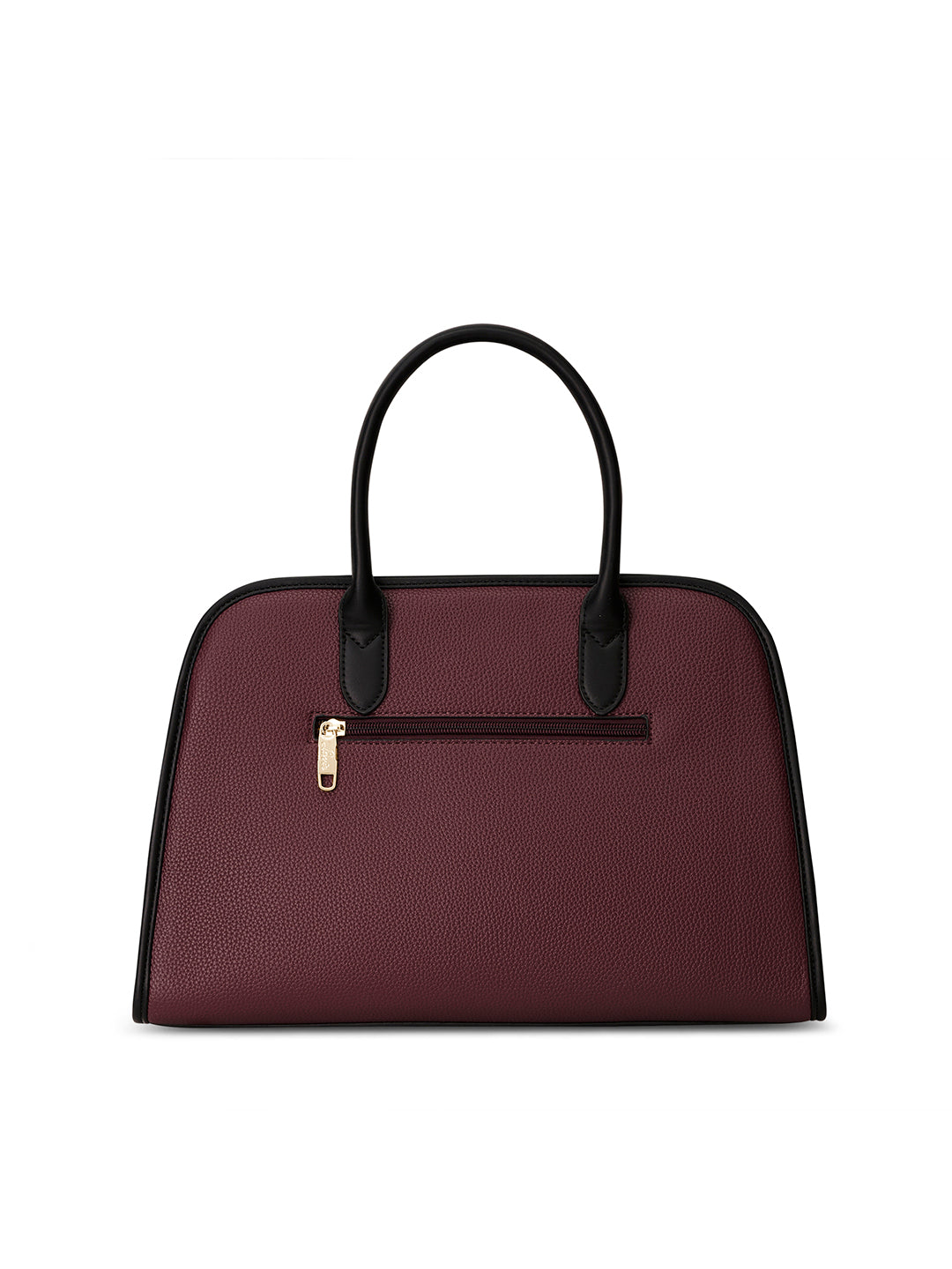 Tennisa Pocket Satchel Bag Maroon