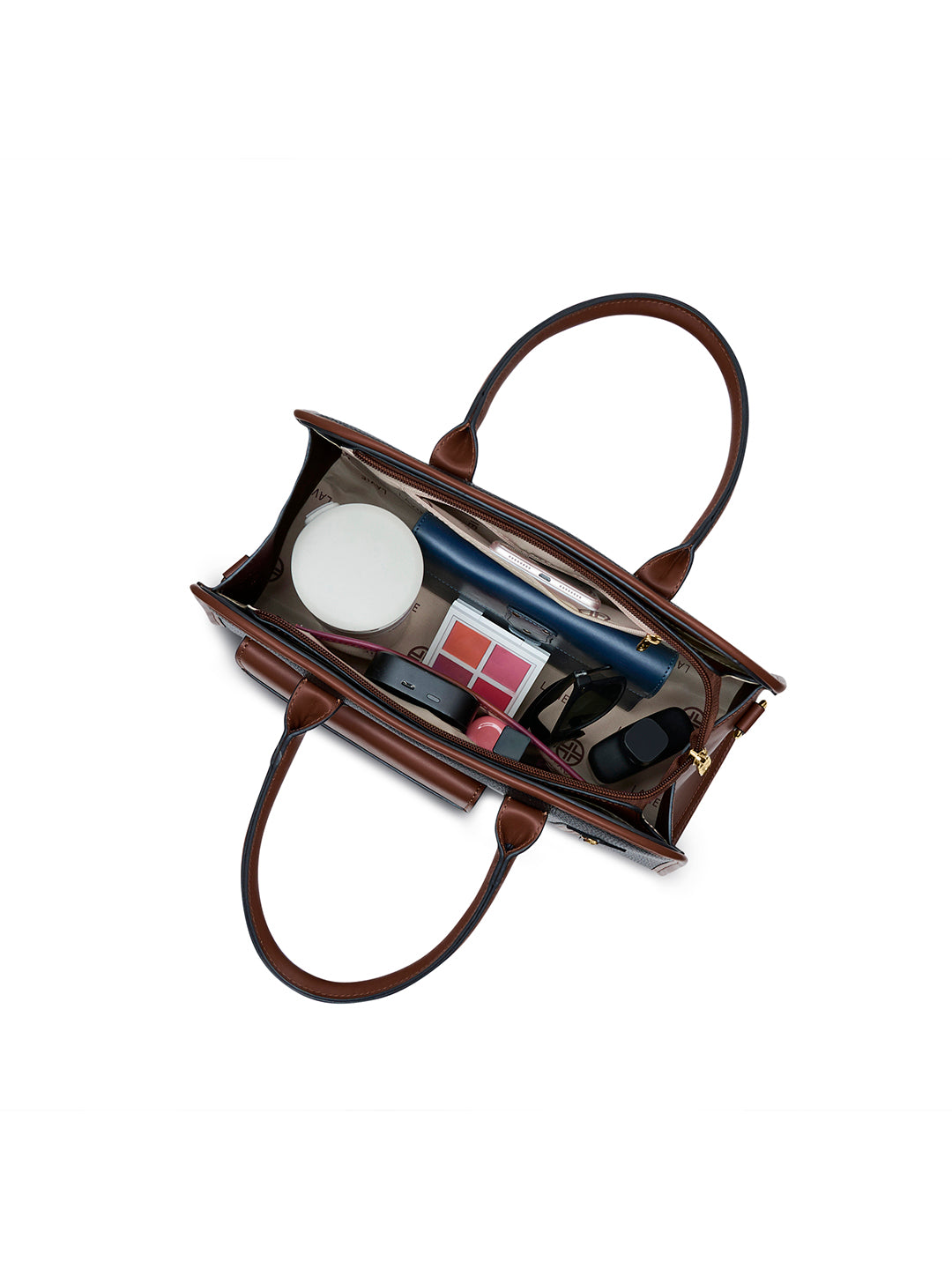 Tennisa Pocket Satchel Bag Black