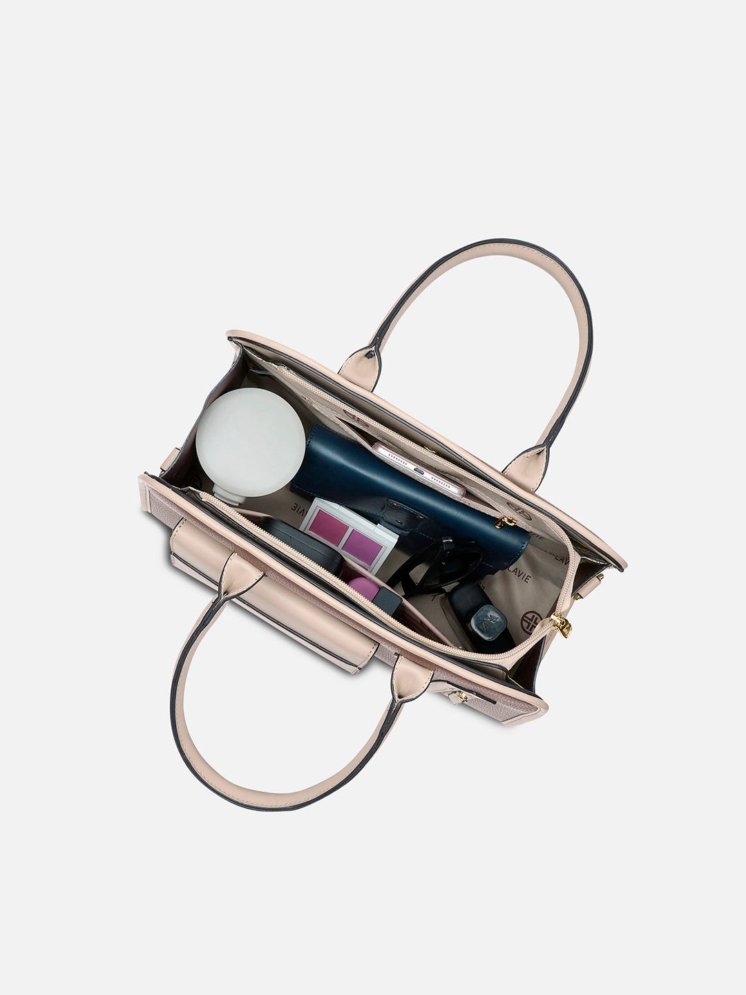 Tennisa Pocket Satchel Bag Tan