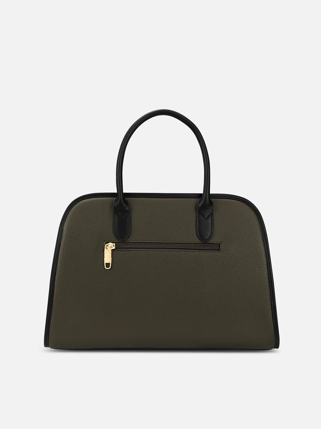 Tennisa Pocket Satchel Bag Olive