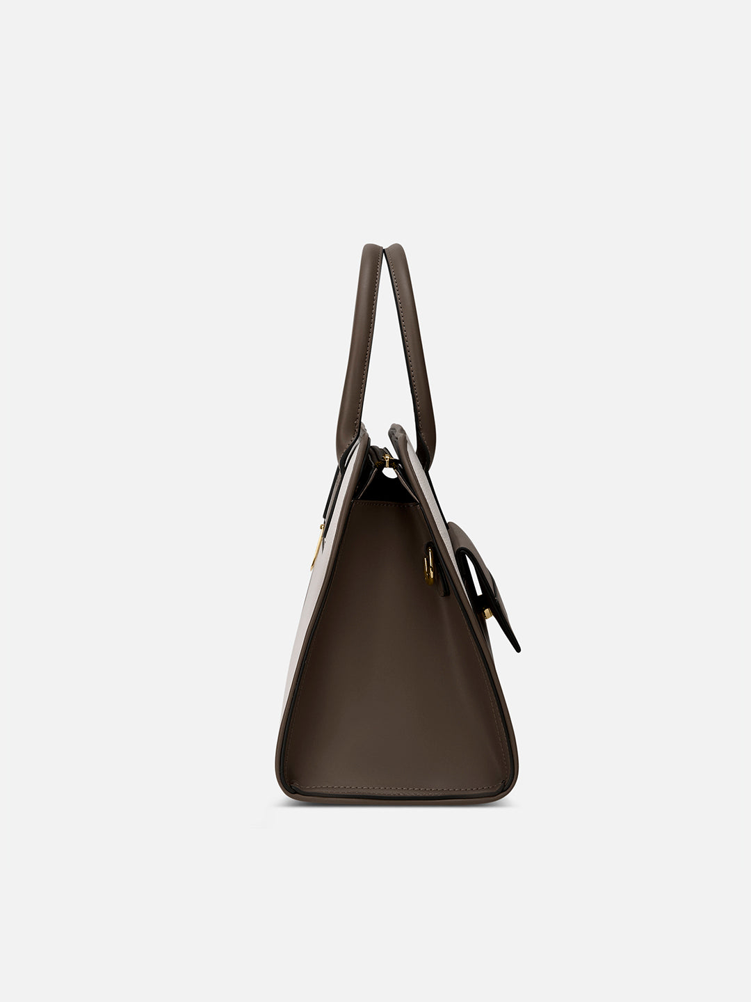 Tennisa Pocket Satchel Bag Off White