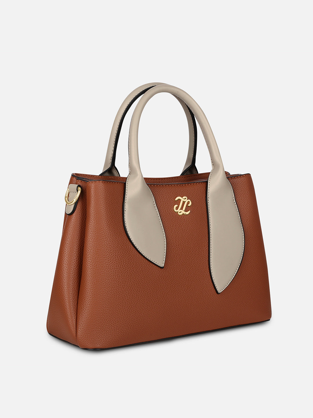 Sabria 3C Satchel Bag Tan