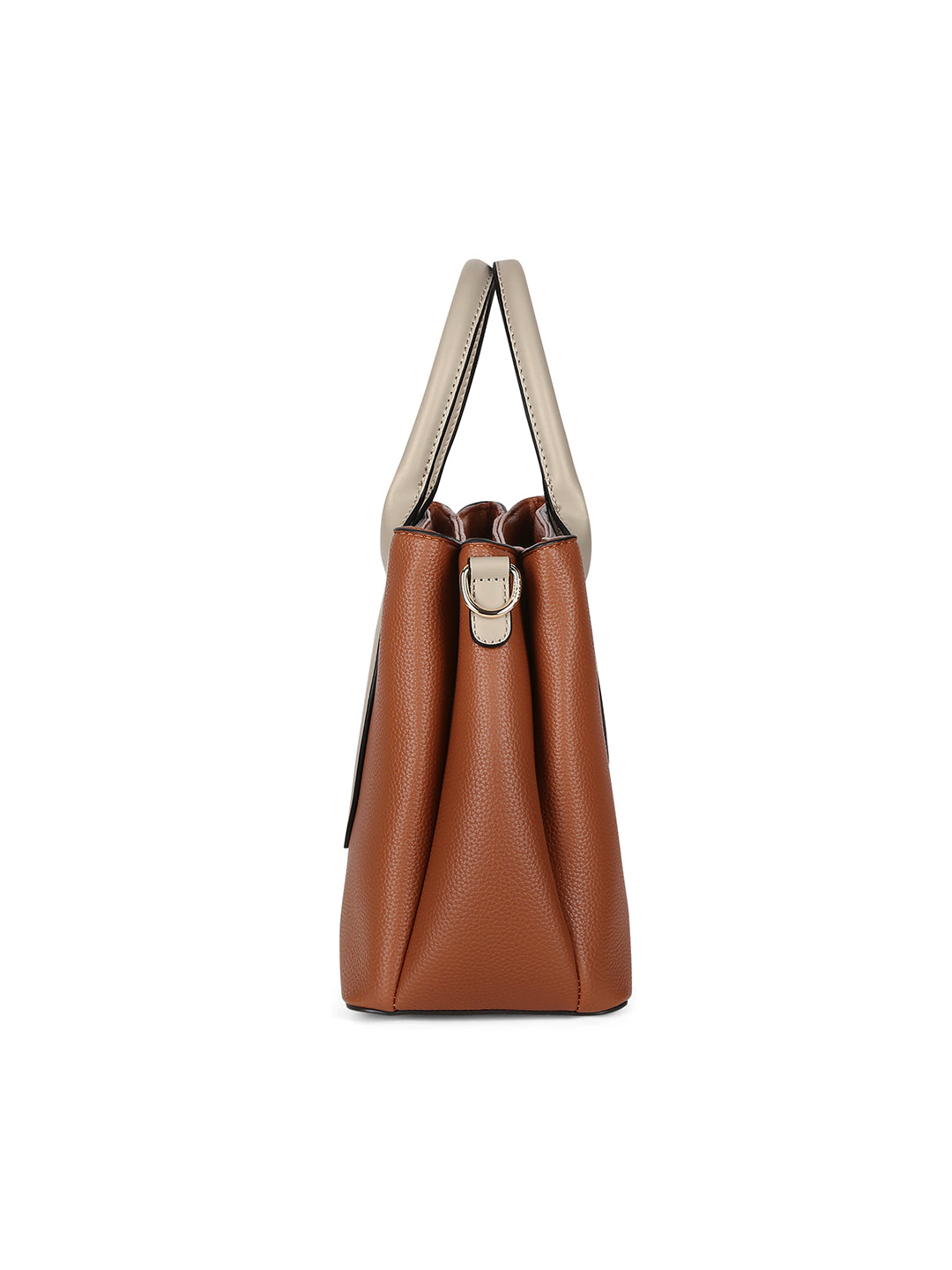 Sabria 3C Satchel Bag Tan