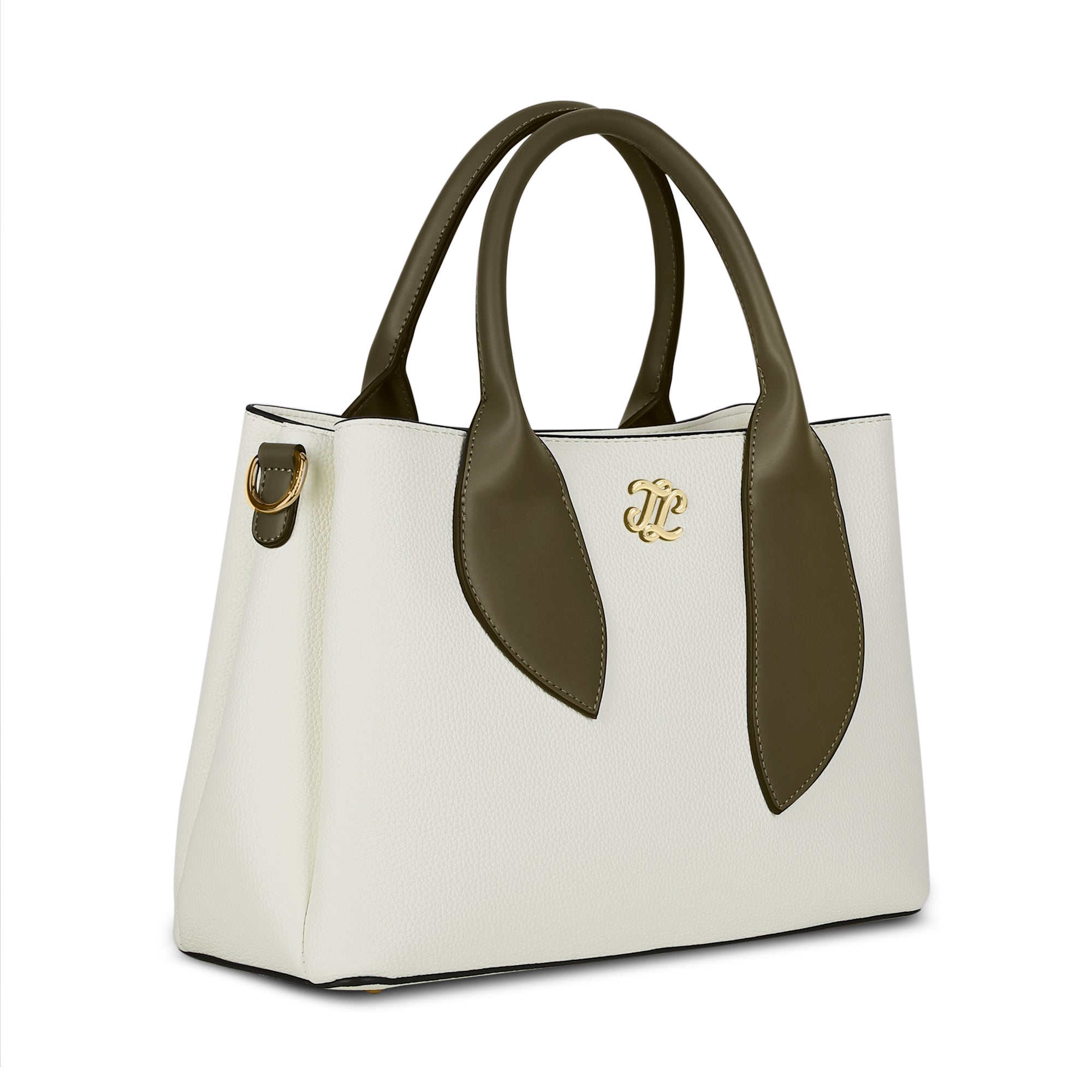 Sabria 3C Satchel Bag Off White