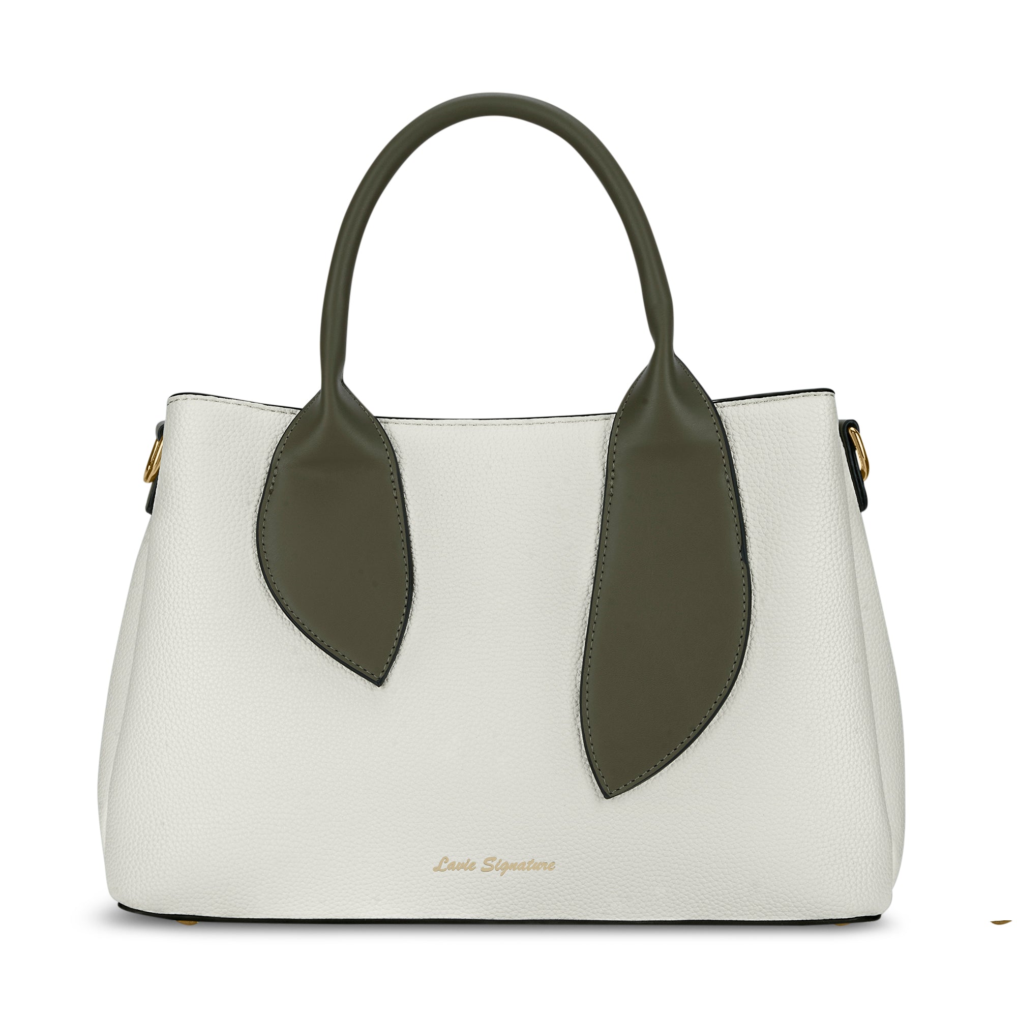 Sabria 3C Satchel Bag Off White