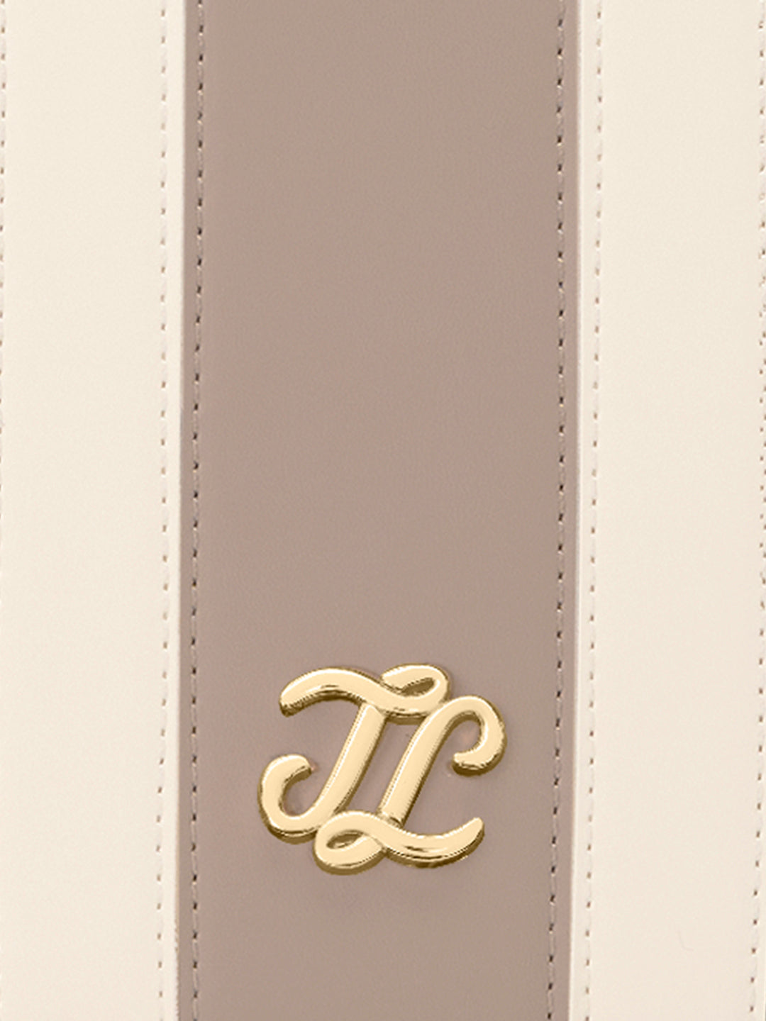 Penny Dual Flap Satchel Bag Beige