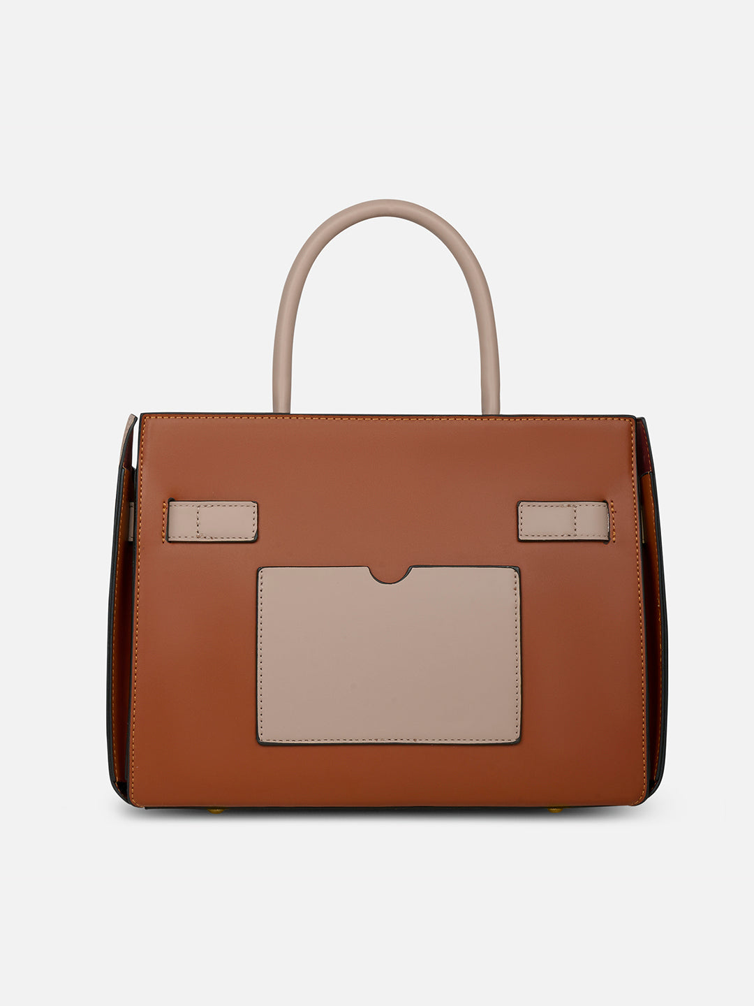 Delphia Satchel Bag Tan