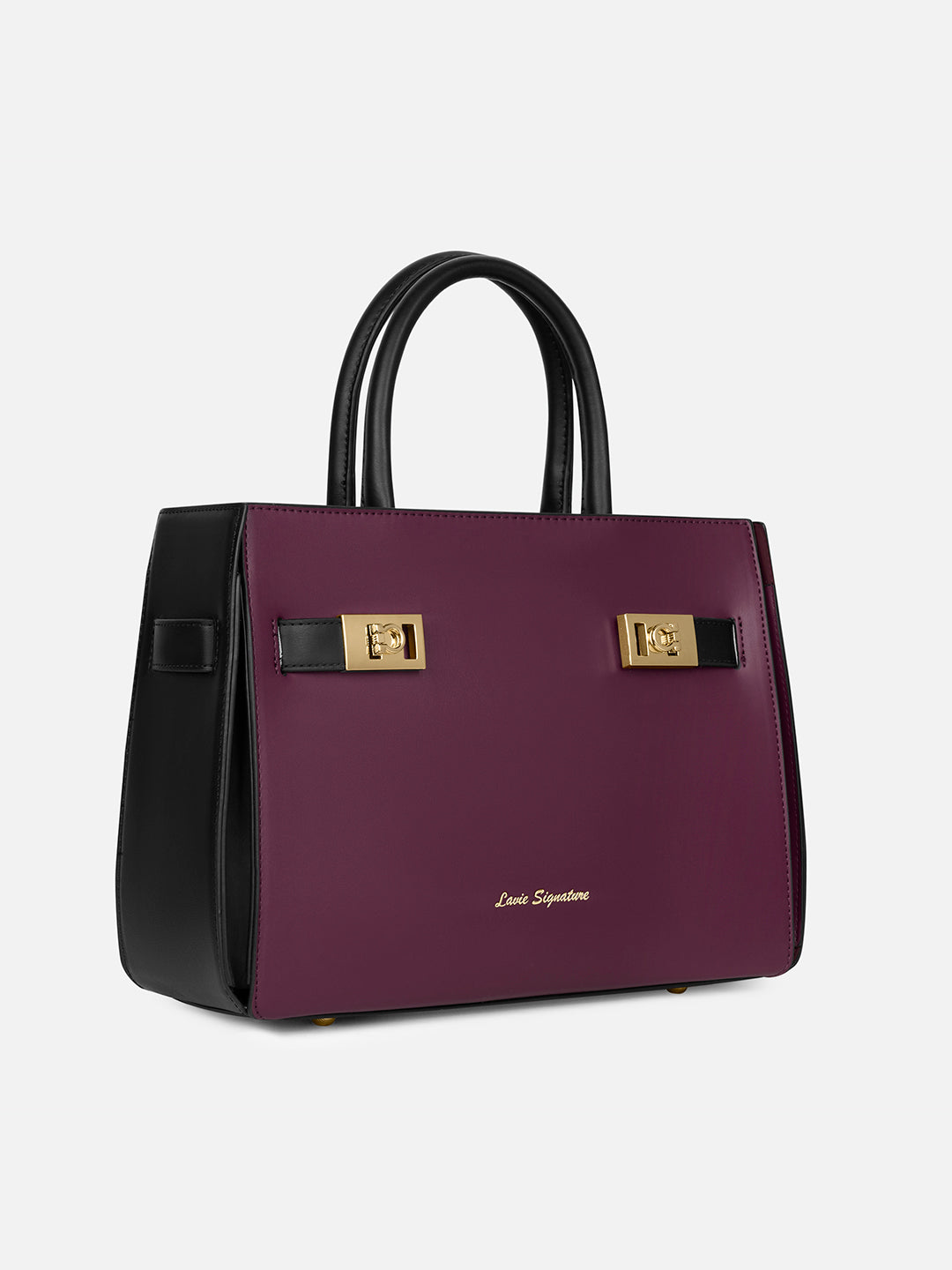 Delphia Satchel Bag Wine