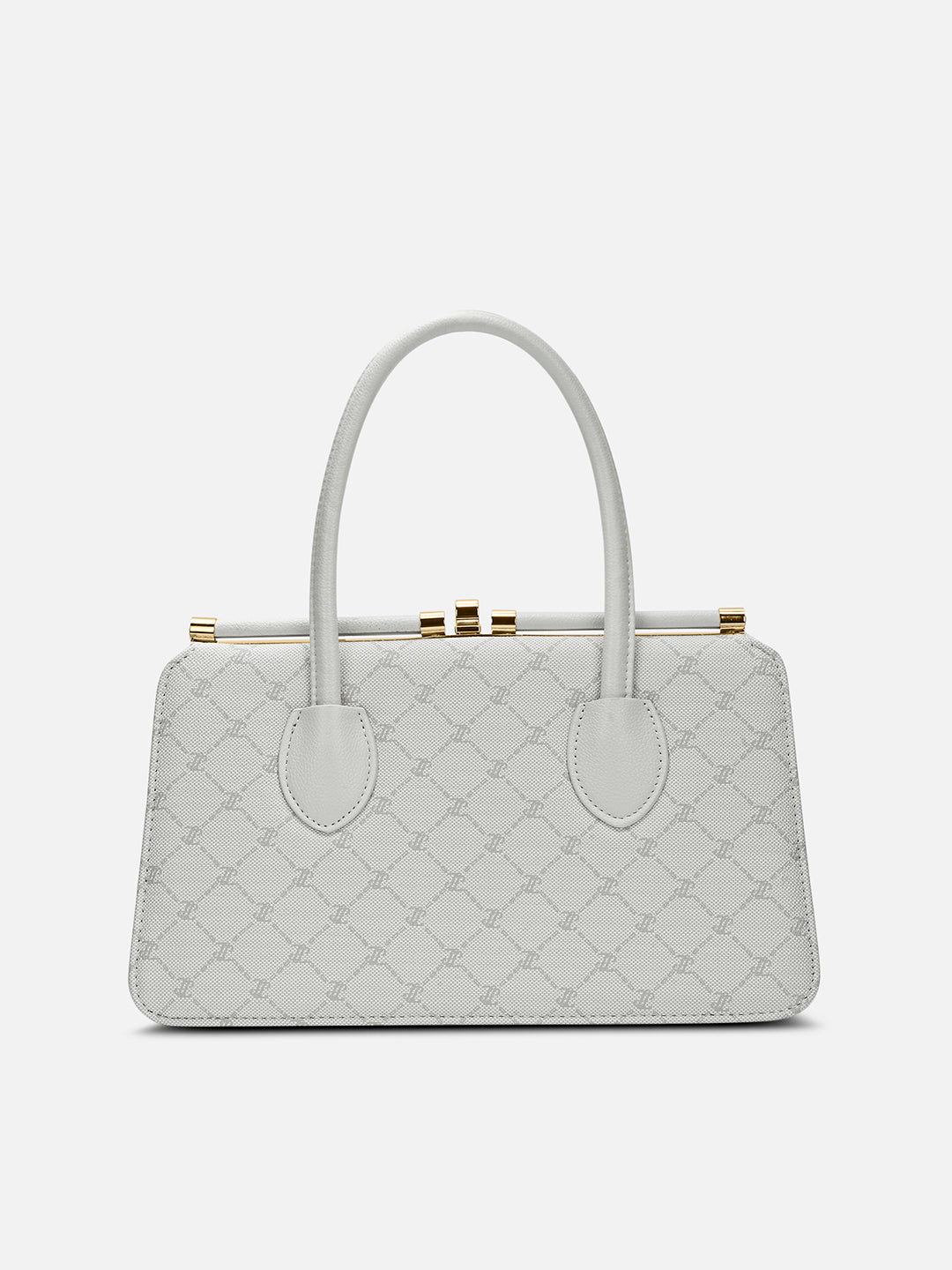 Mono Chic Dual Medium Frame Bag Ivory