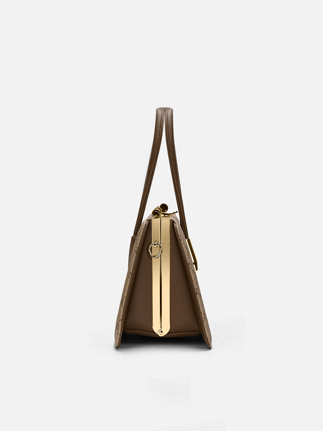 Mono Chic Dual Medium Frame Bag Latte