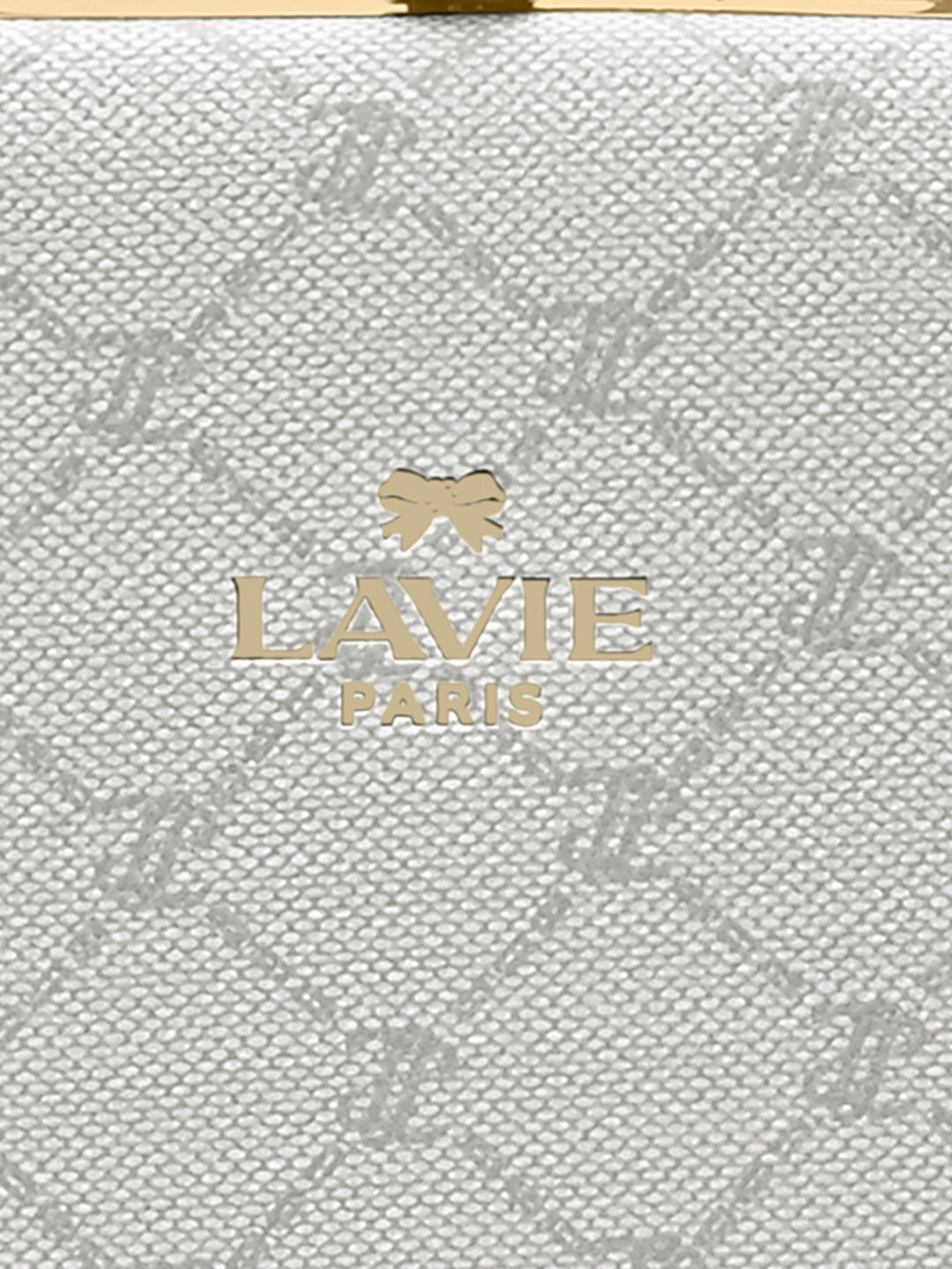 Mono Chic Satchel Medium Frame Bag Ivory